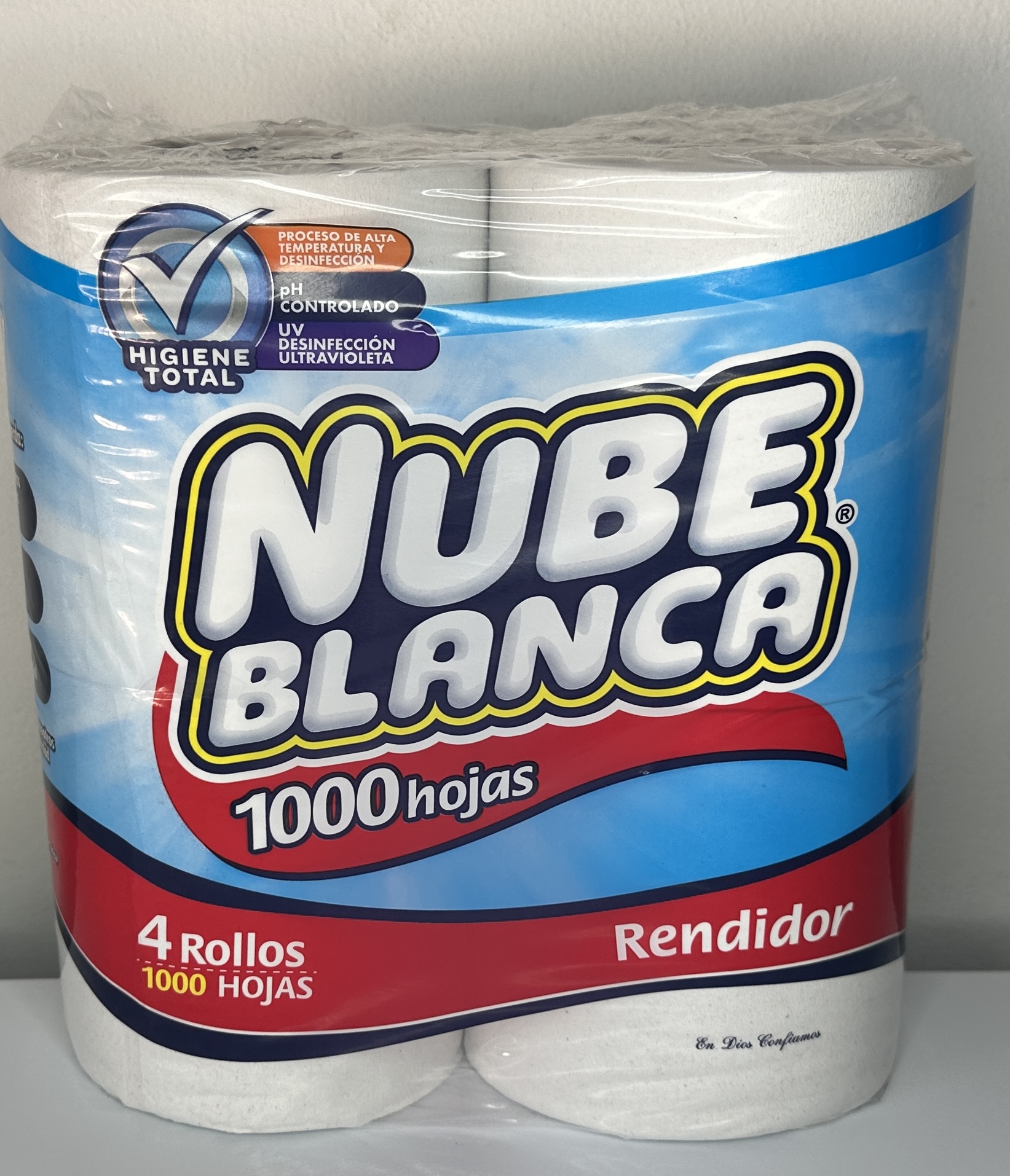 Nube Blanca 4-Rollos