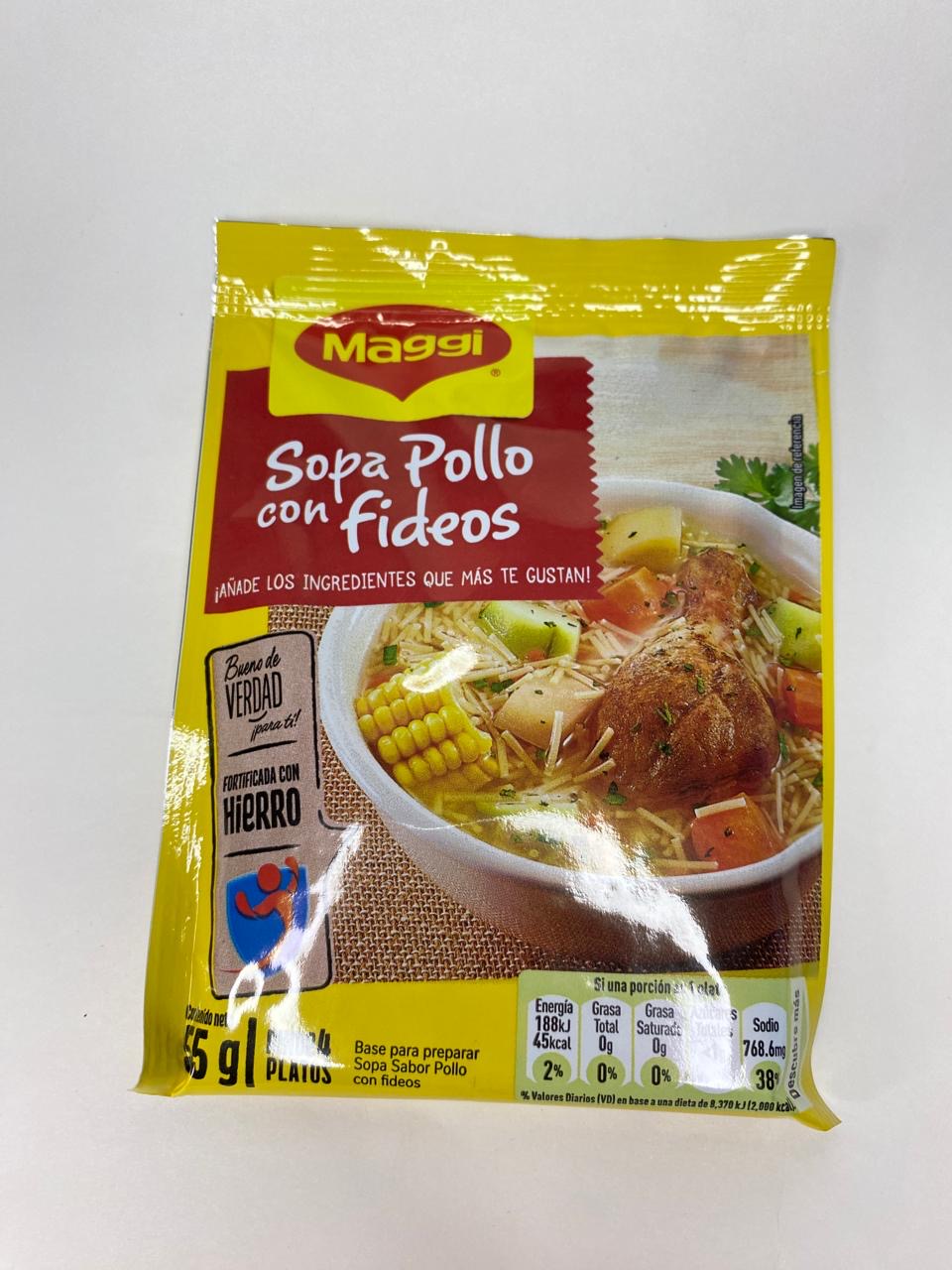 Sopa Pollo De Fideos 55g 