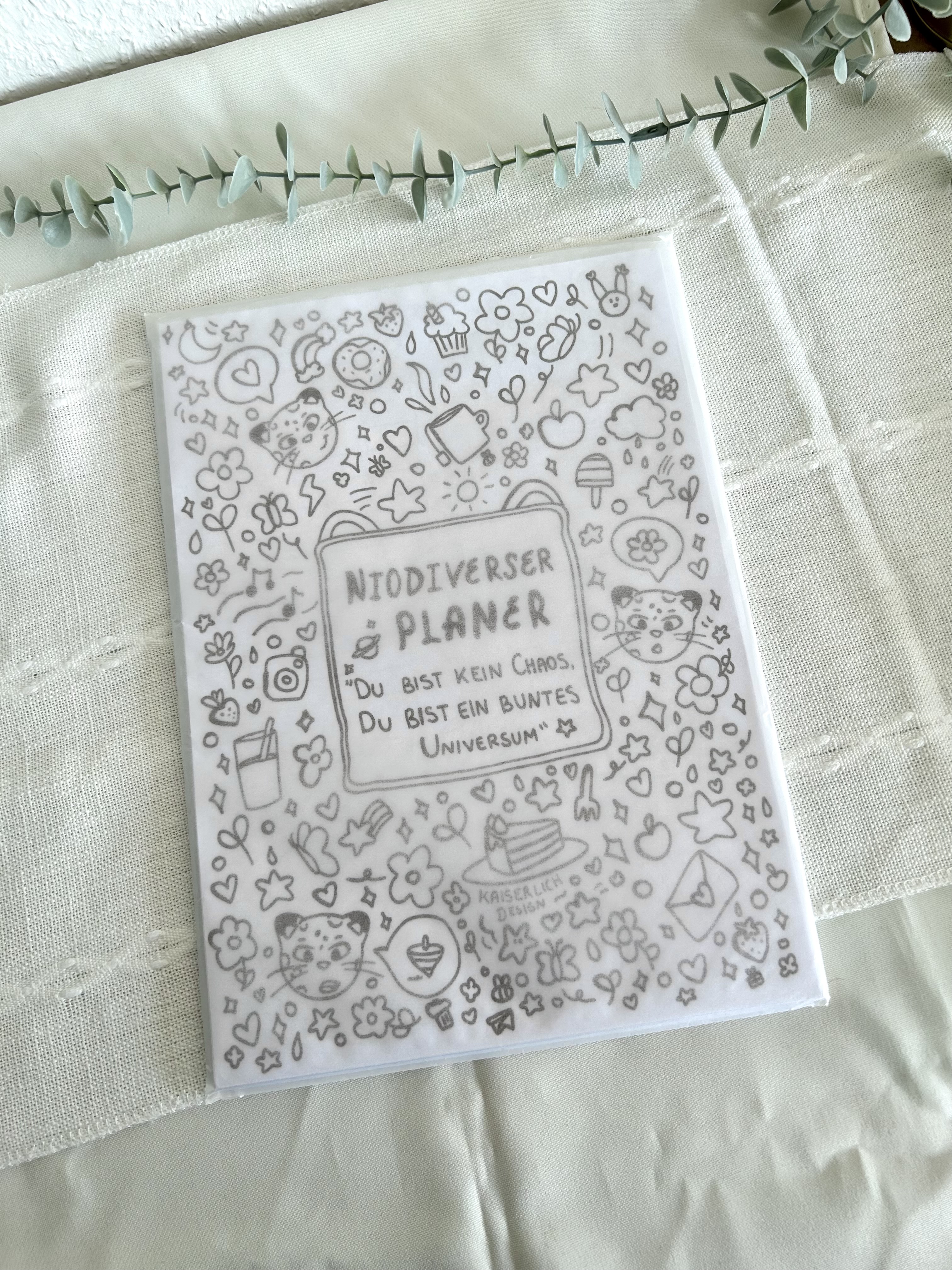 Niodiverser Tagesplaner -  A4 