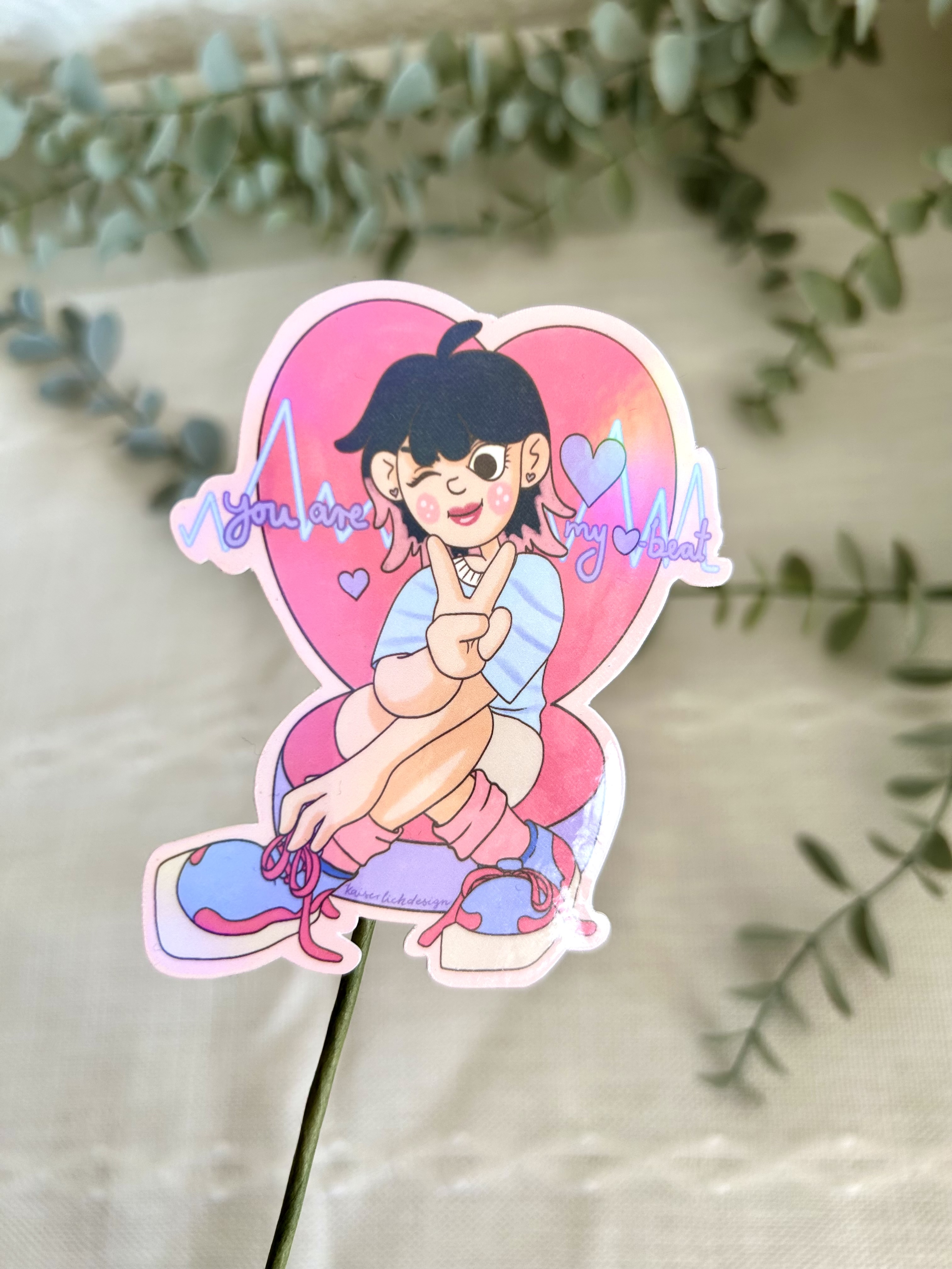 You Are My Heartbeat – Valle - Vinyl Sticker