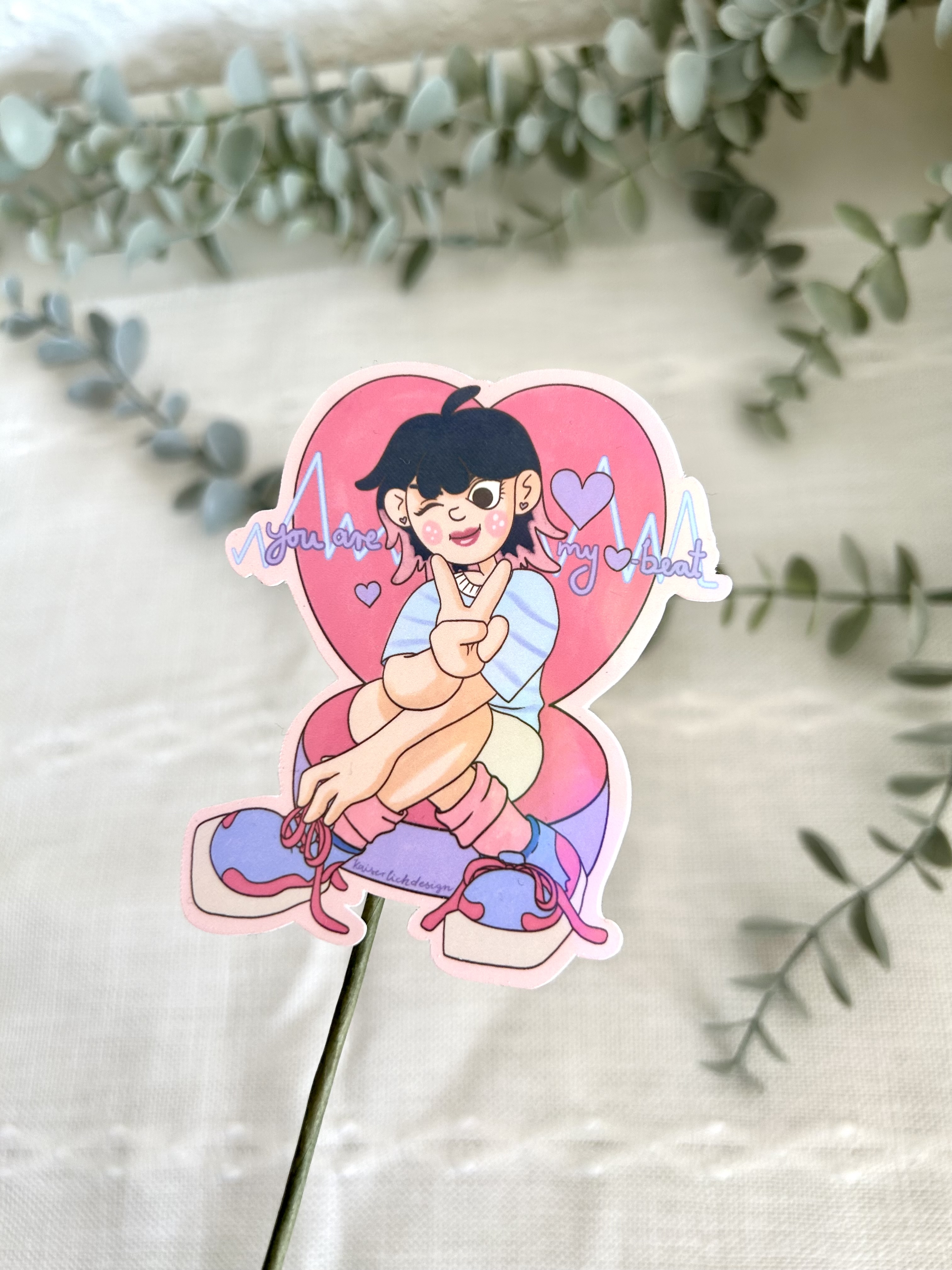 You Are My Heartbeat – Valle - Vinyl Sticker