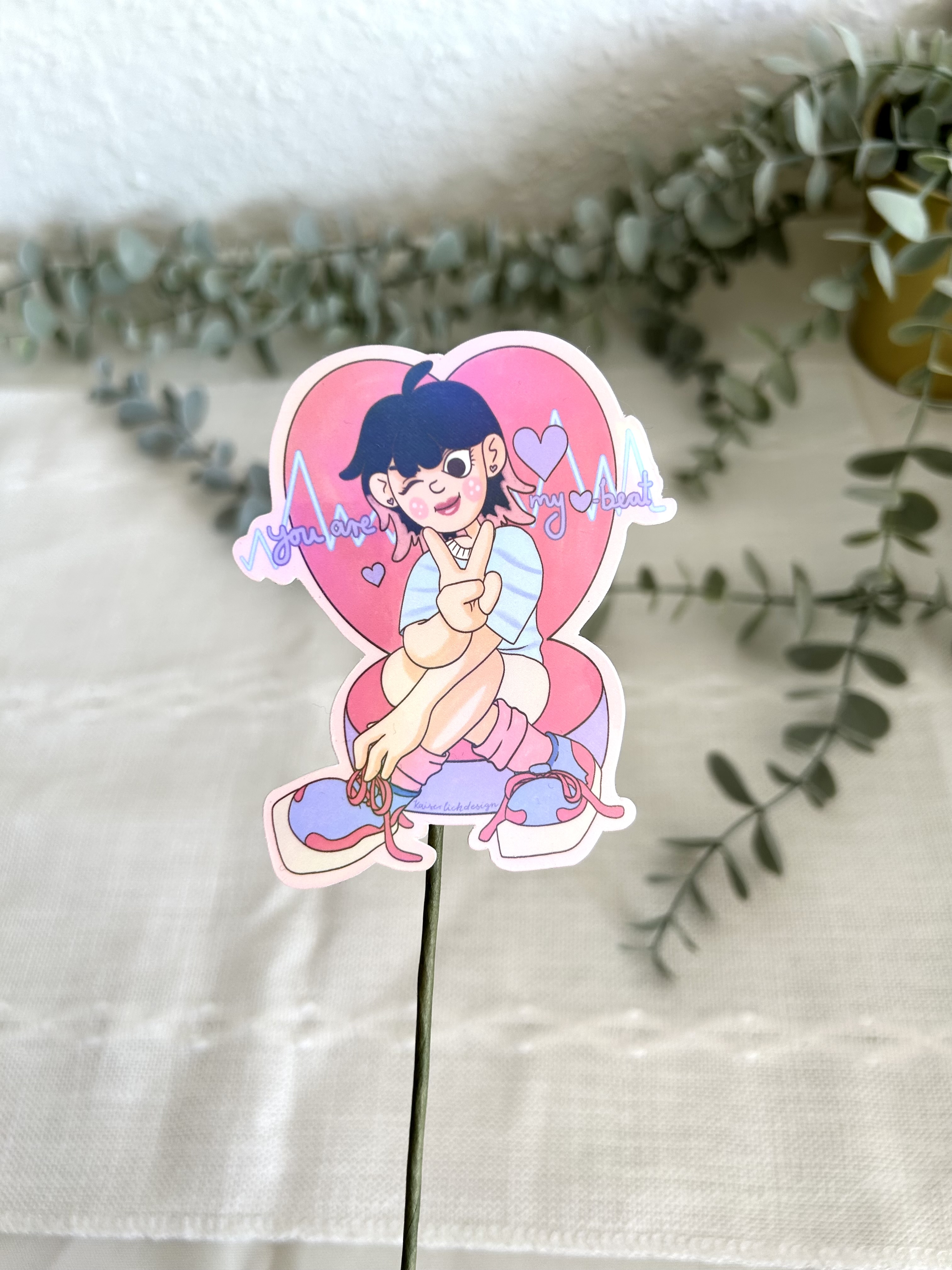 You Are My Heartbeat – Valle - Vinyl Sticker