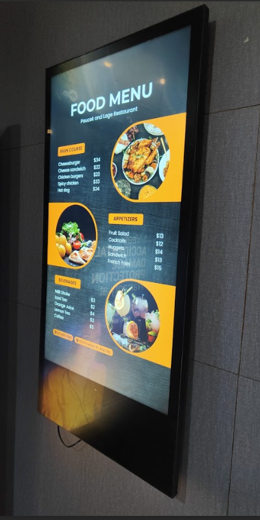 Wall Mount Slim Digital Signage