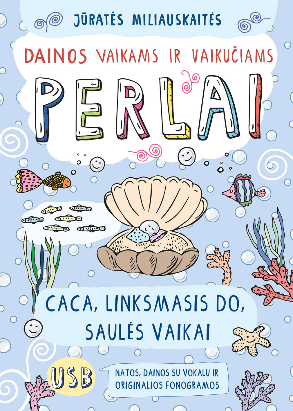 Vaikiškos muzikos natų knygelė "PERLAI"