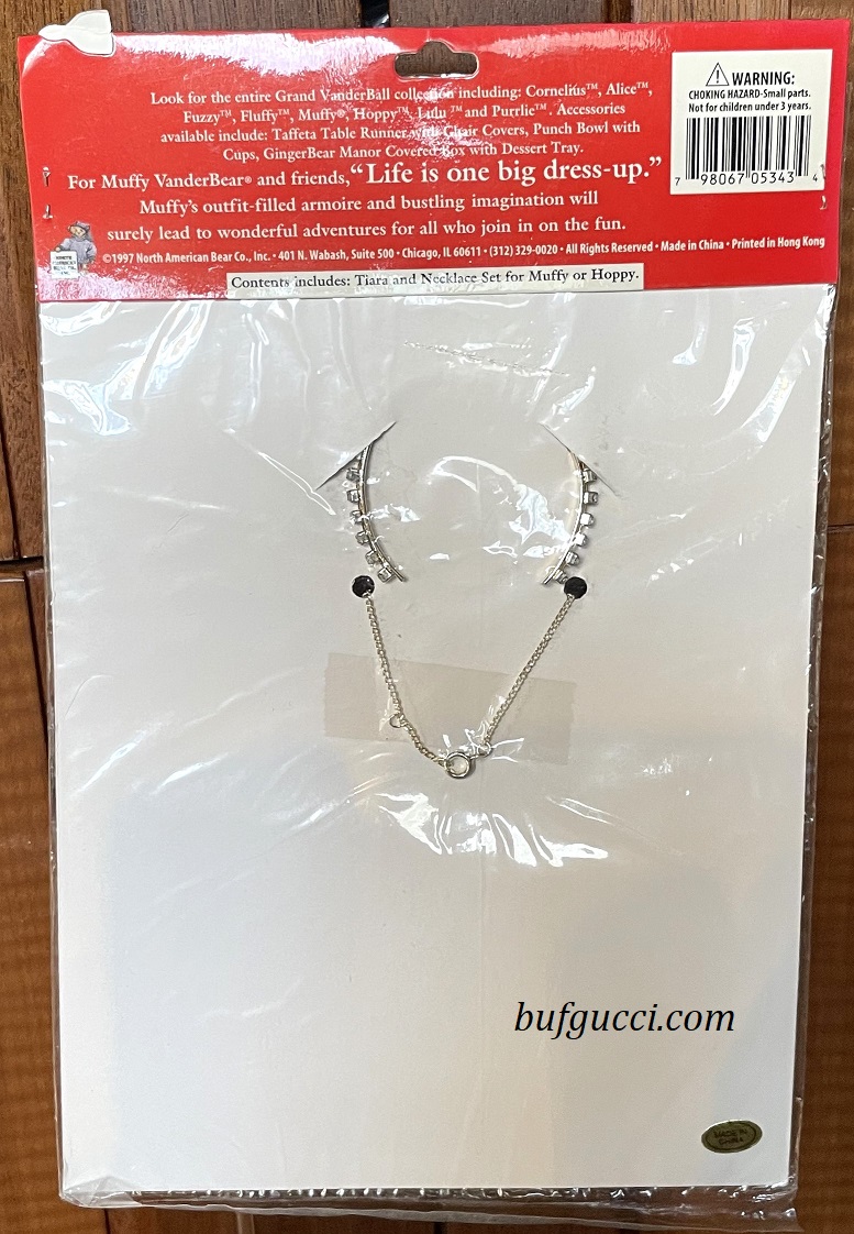 (The) Grand VanderBall: A Fun Raising Gala - Tiara & Necklace Set HOPPY or MUFFY