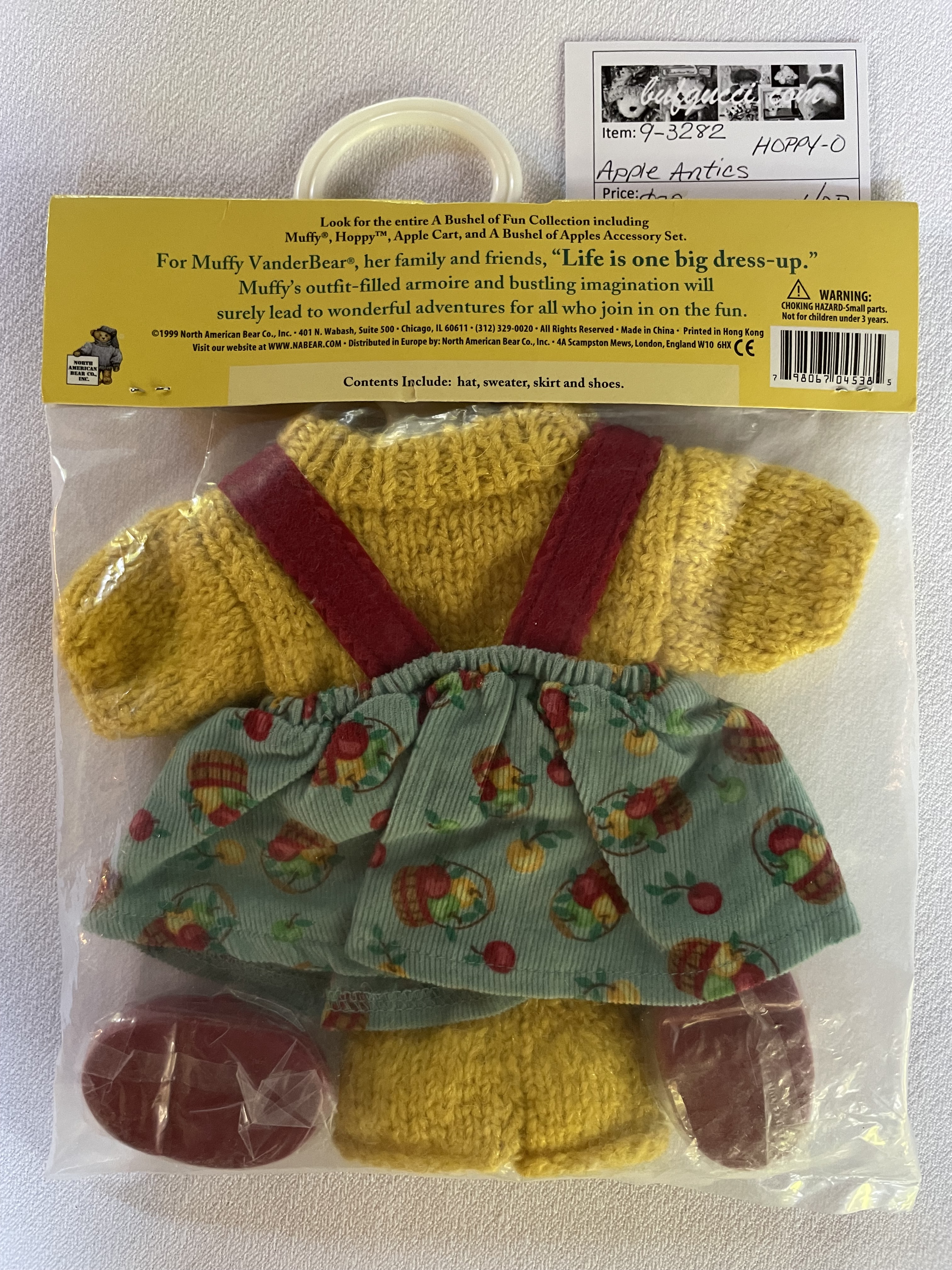 (A) Bushel of Fun: Apple Antics HOPPY Outfit