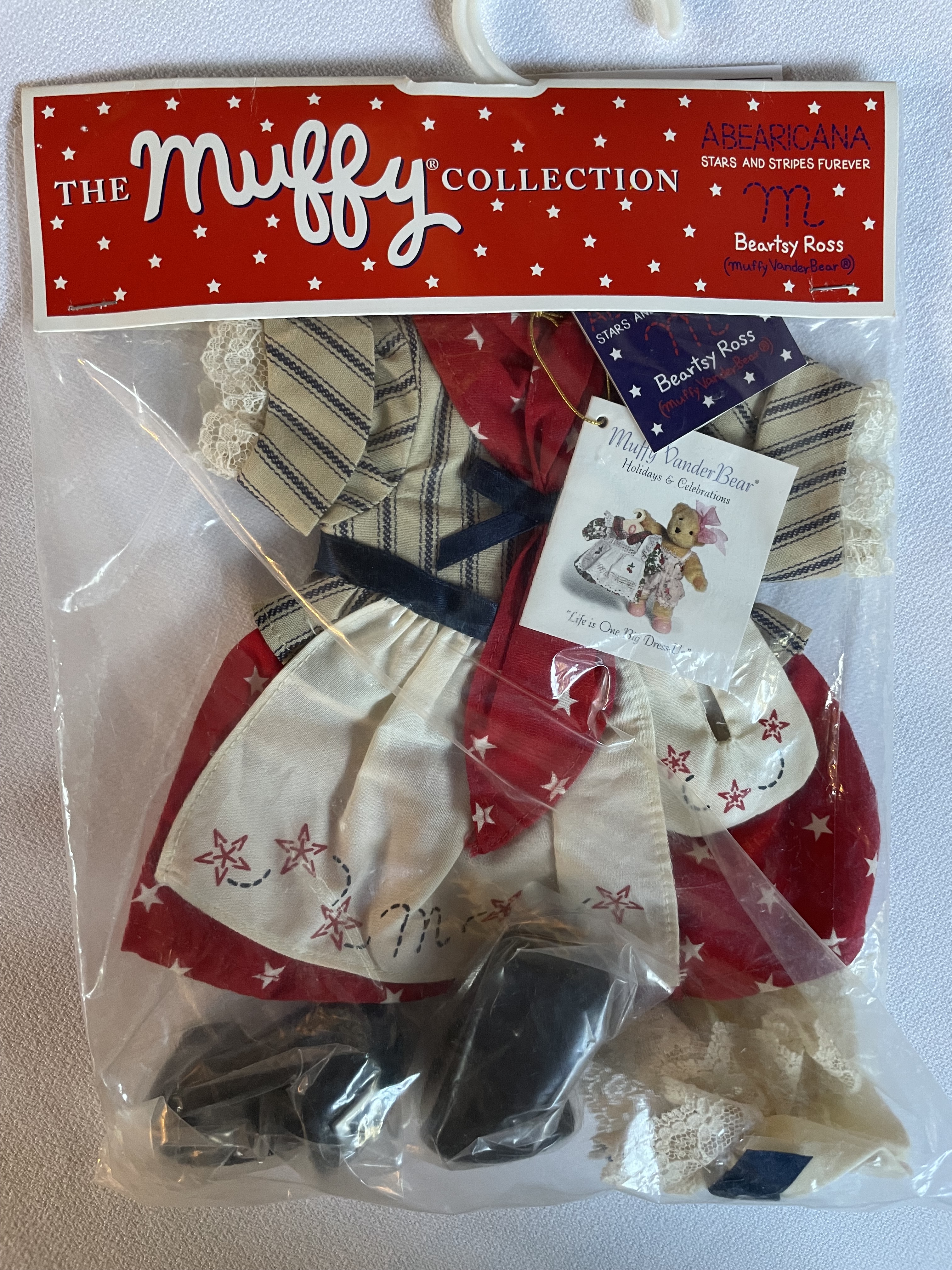 Abearicana: Stars and Stripes Furever "Beartsy Ross" MUFFY Outfit