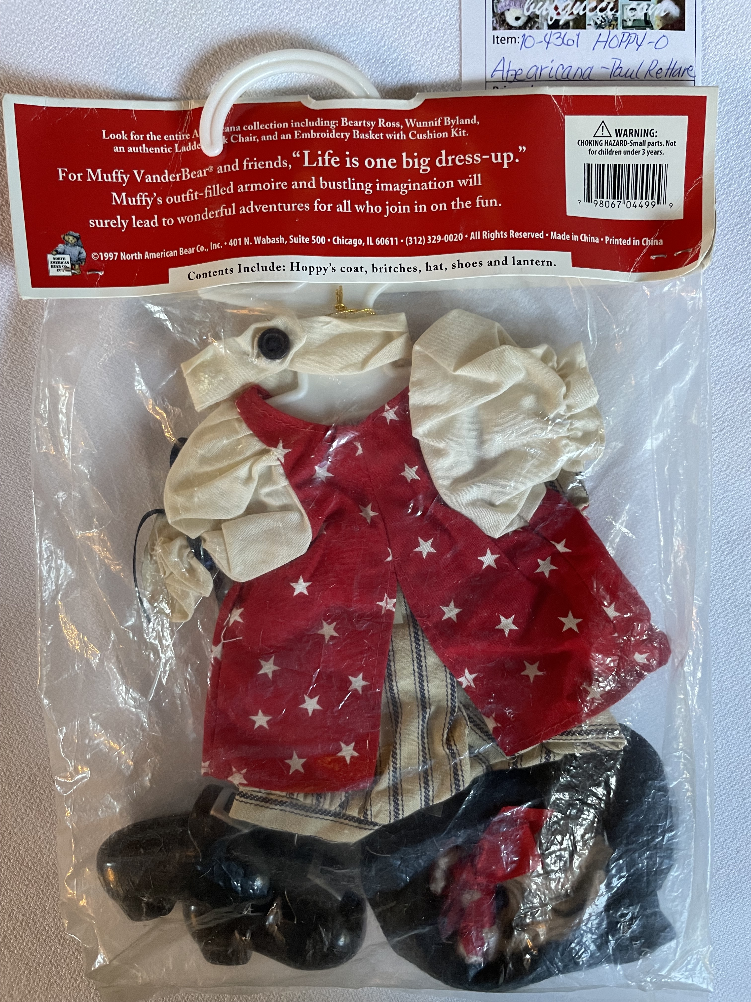 Abearicana: Stars and Stripes Furever "Paul ReHare" HOPPY Outfit