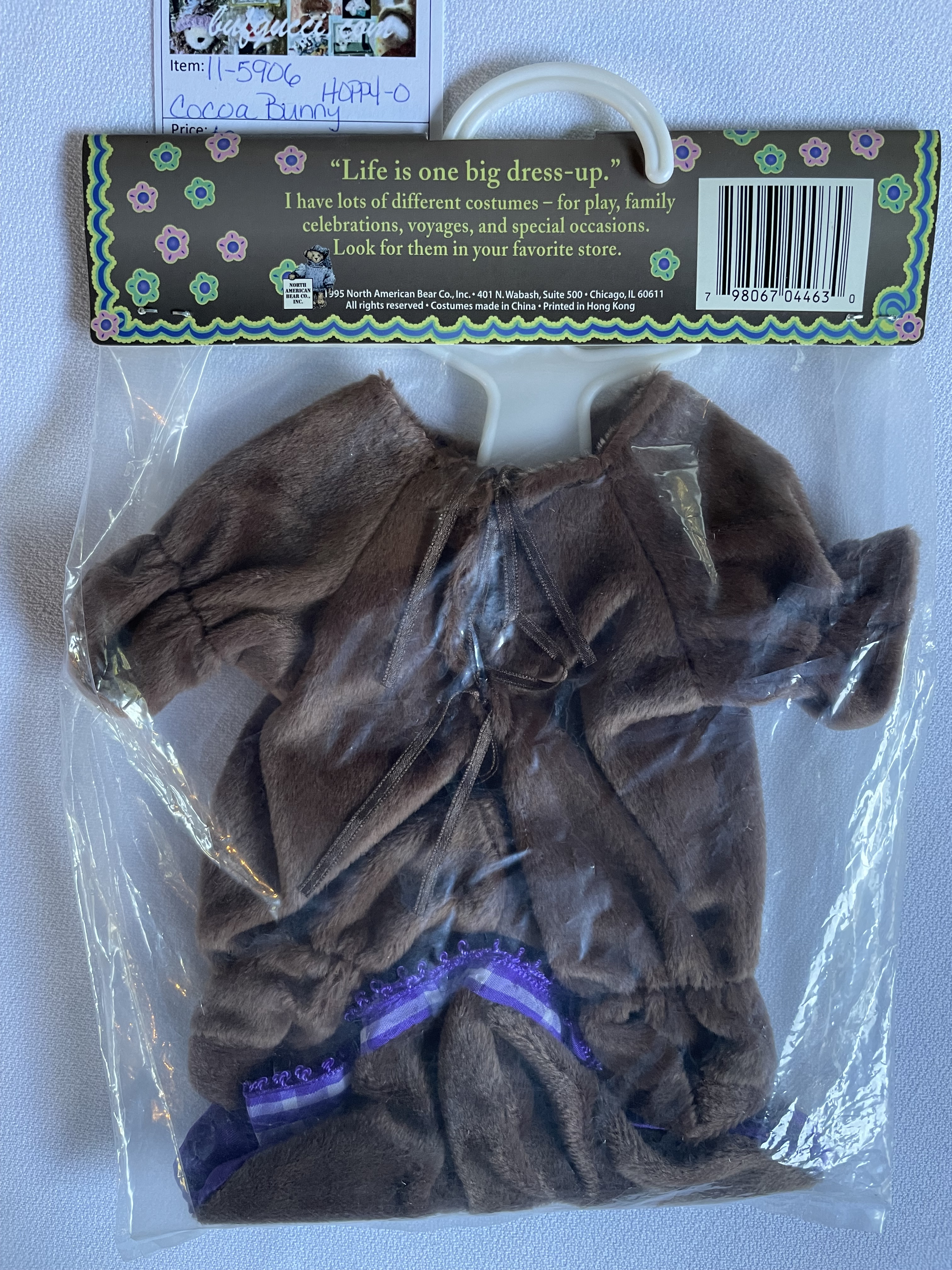 Cocoa Bunny HOPPY Outfit