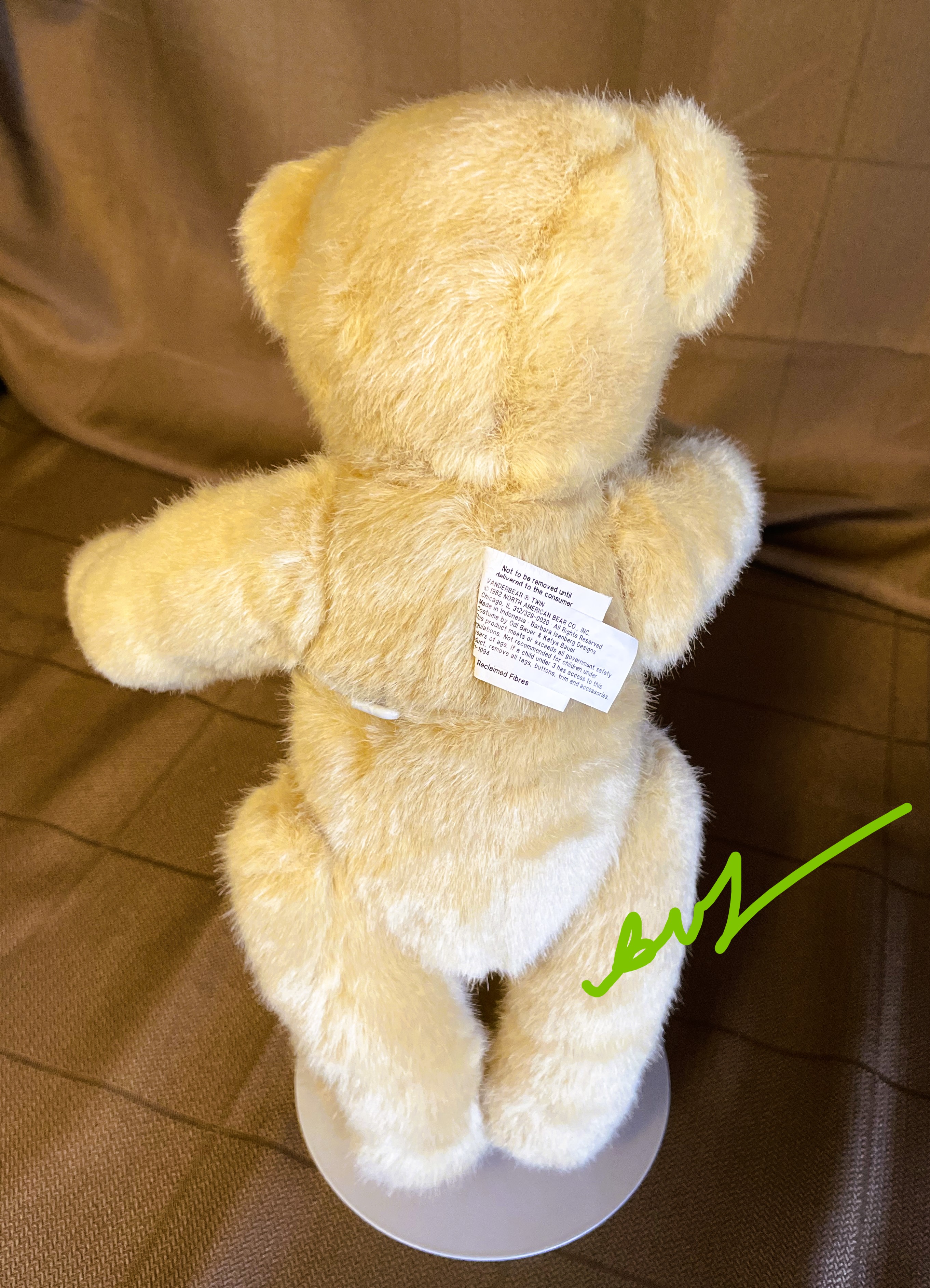 Undressed FLUFFY or FUZZY VanderBear