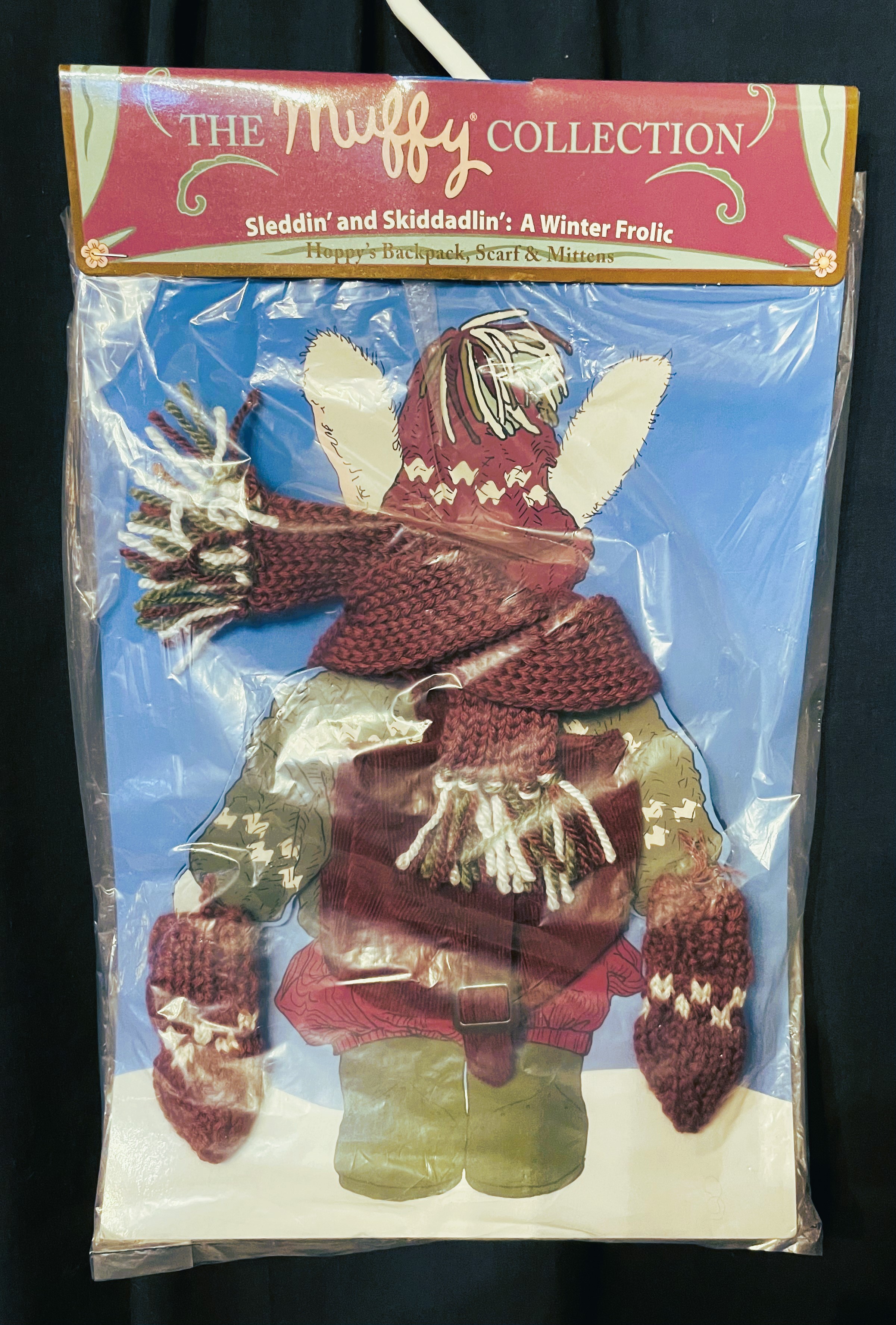 Sleddin' and Skidaddlin': A WINTER FROLIC  "Scarf Mittens Backpack Set" HOPPY Outfit