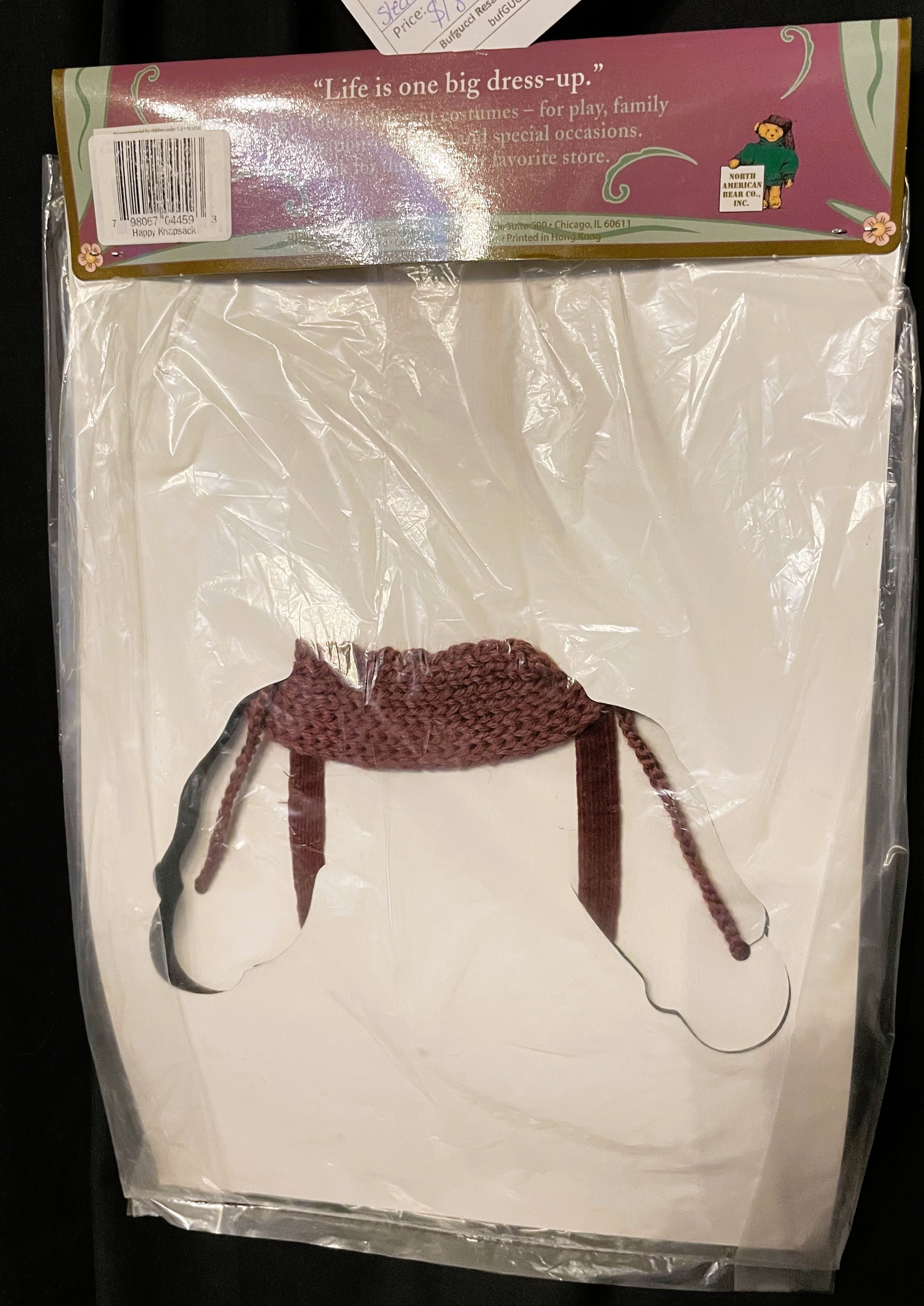 Sleddin' and Skidaddlin': A WINTER FROLIC  "Scarf Mittens Backpack Set" HOPPY Outfit