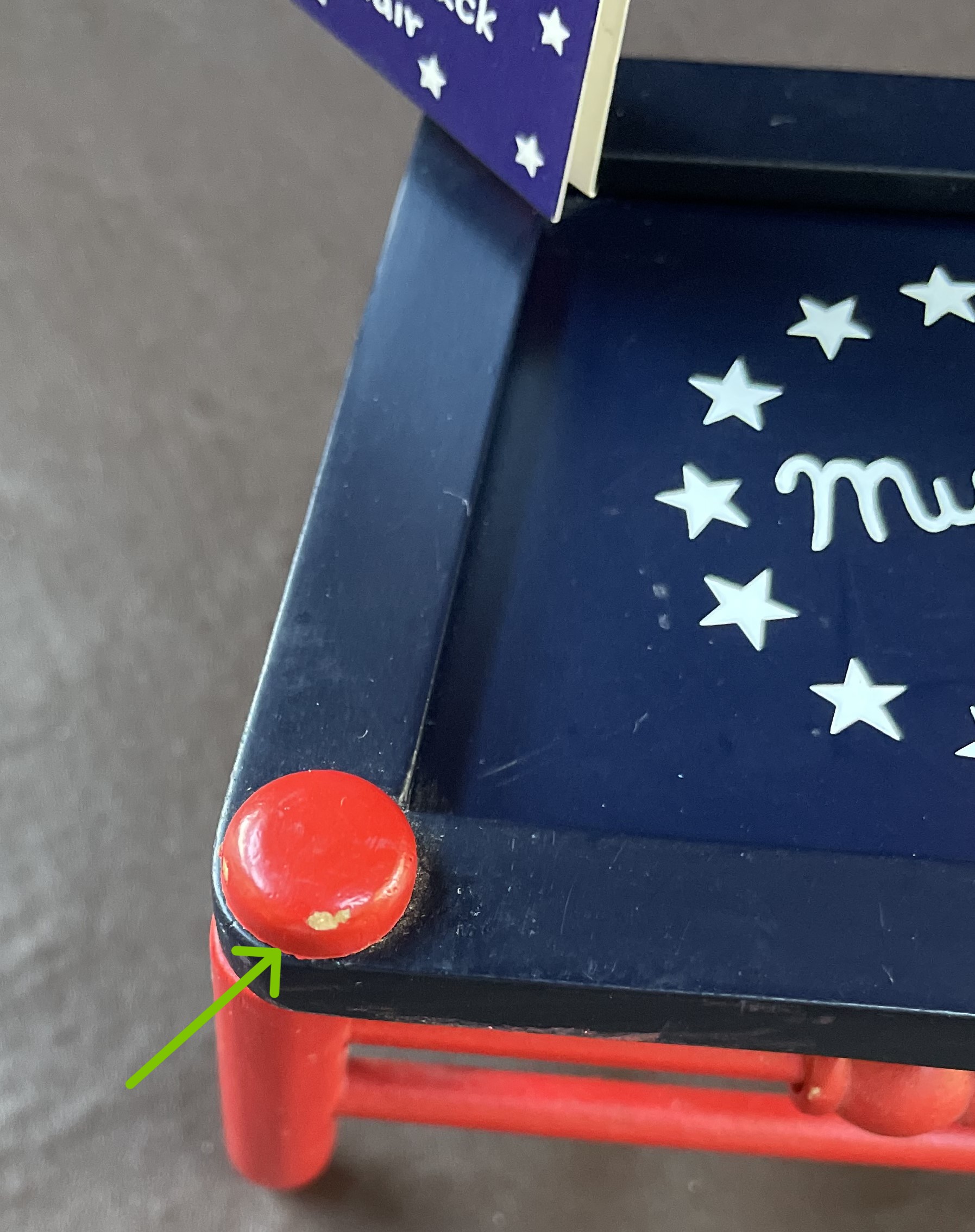 Abearicana: Stars and Stripes Furever LADDER BACK CHAIR