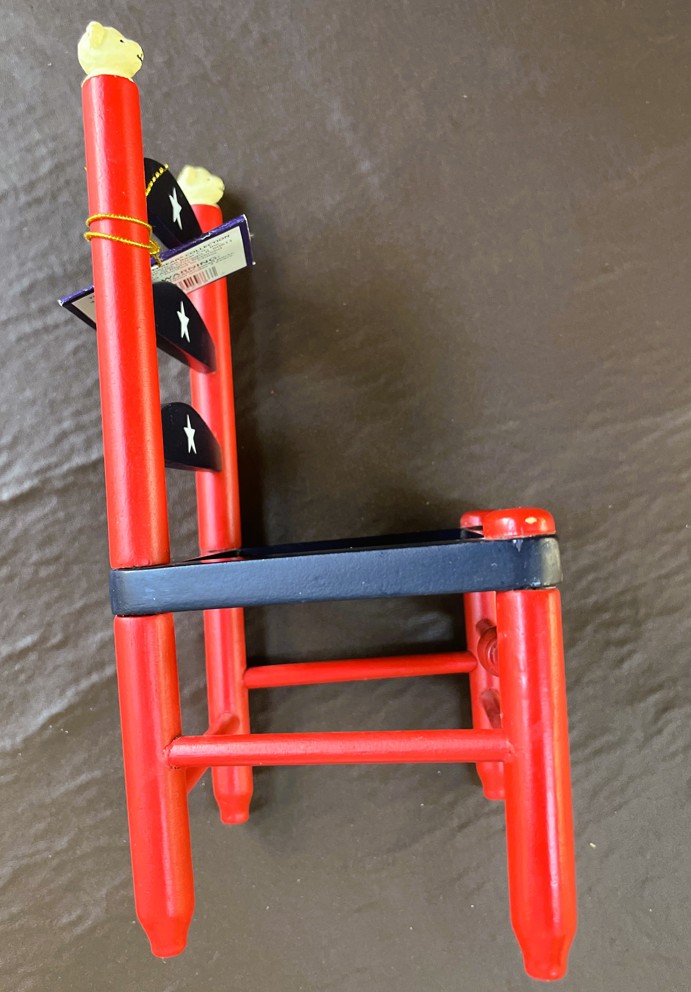 Abearicana: Stars and Stripes Furever LADDER BACK CHAIR