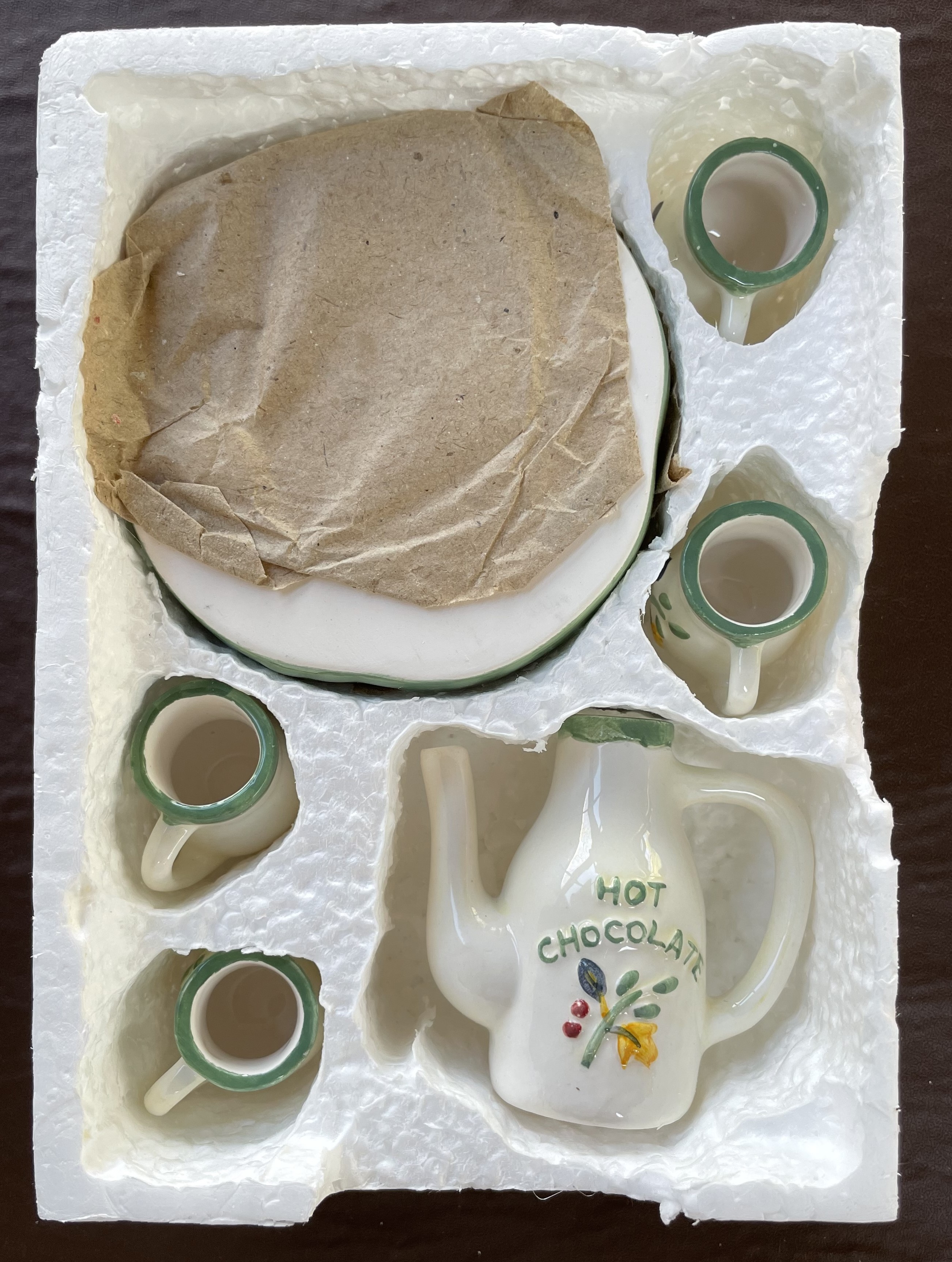 New England Country Christmas - Muffy's HOT CHOCOLATE (COCOA) SET