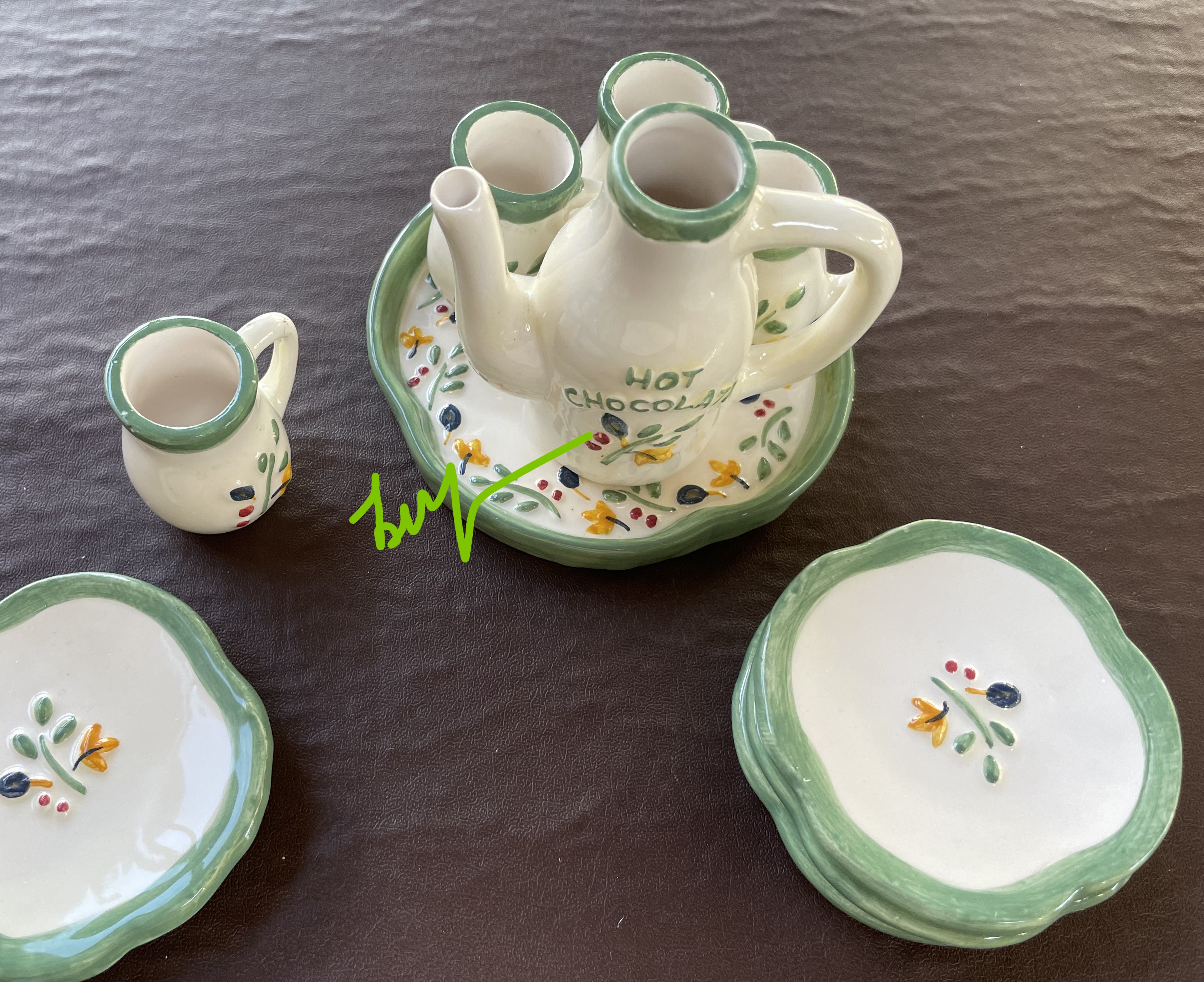 New England Country Christmas - Muffy's HOT CHOCOLATE (COCOA) SET