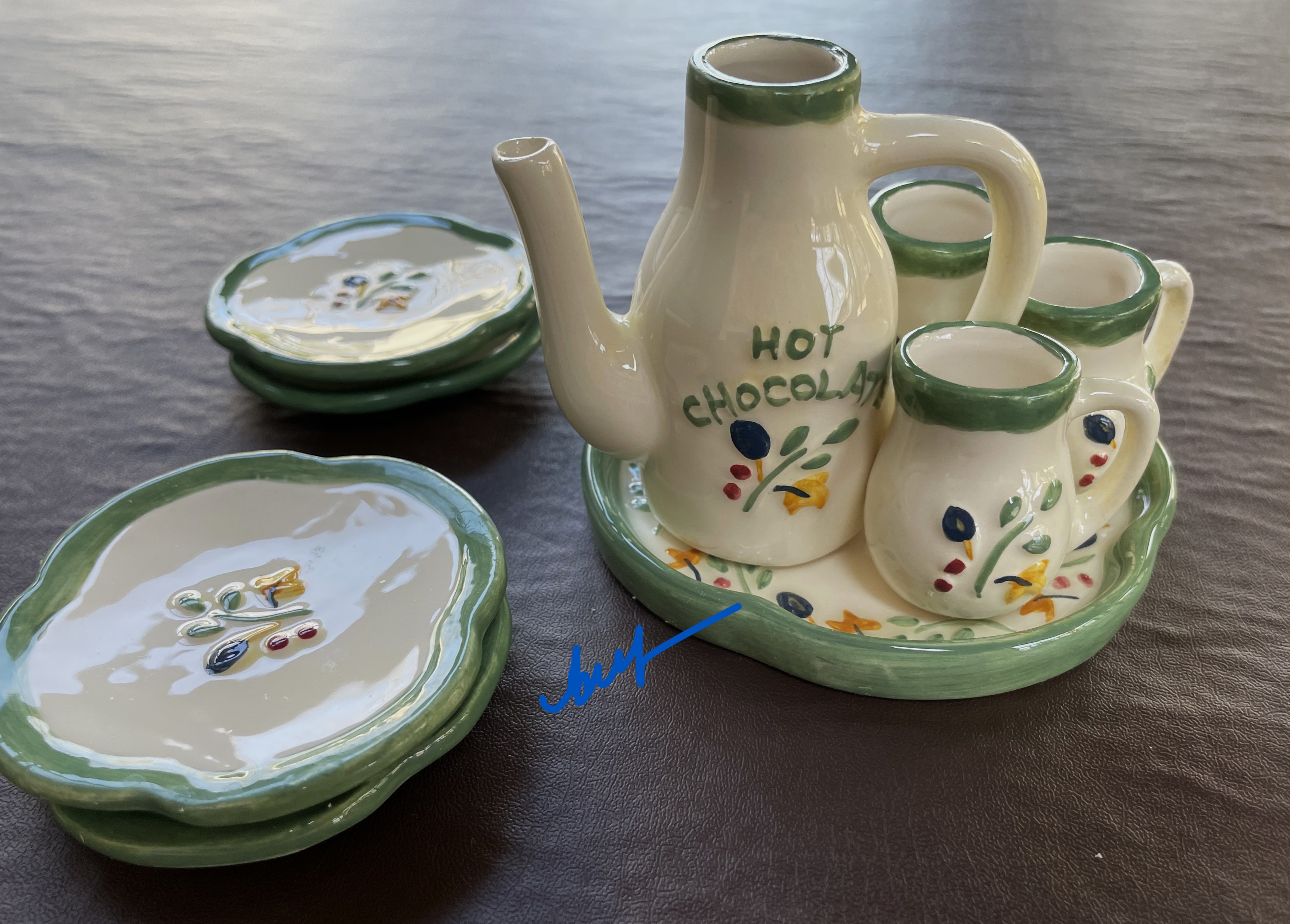 New England Country Christmas - Muffy's HOT CHOCOLATE (COCOA) SET