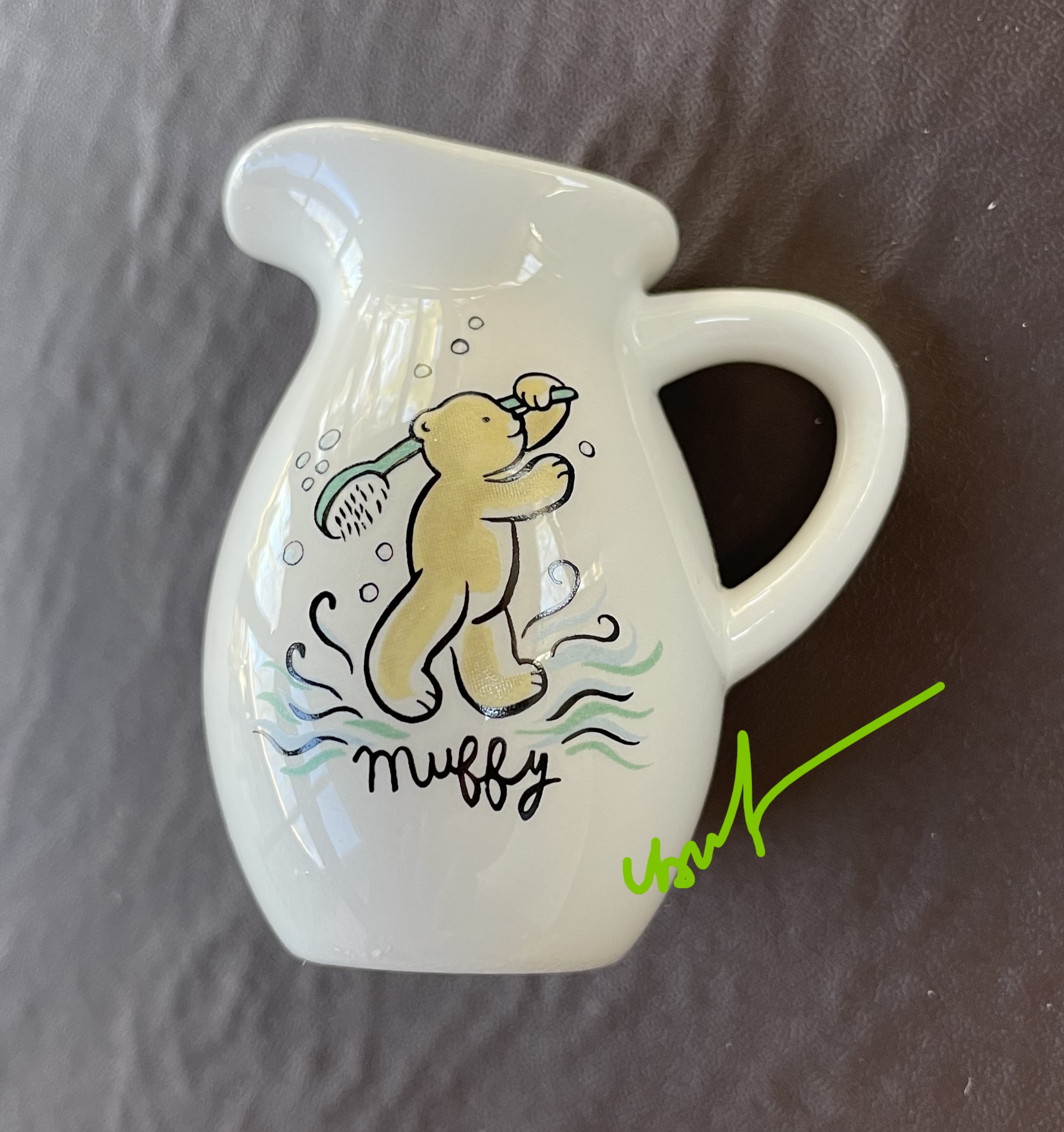 Splish Splash: The Bathtime Collection - Muffy's PITCHER & WASHBOWL