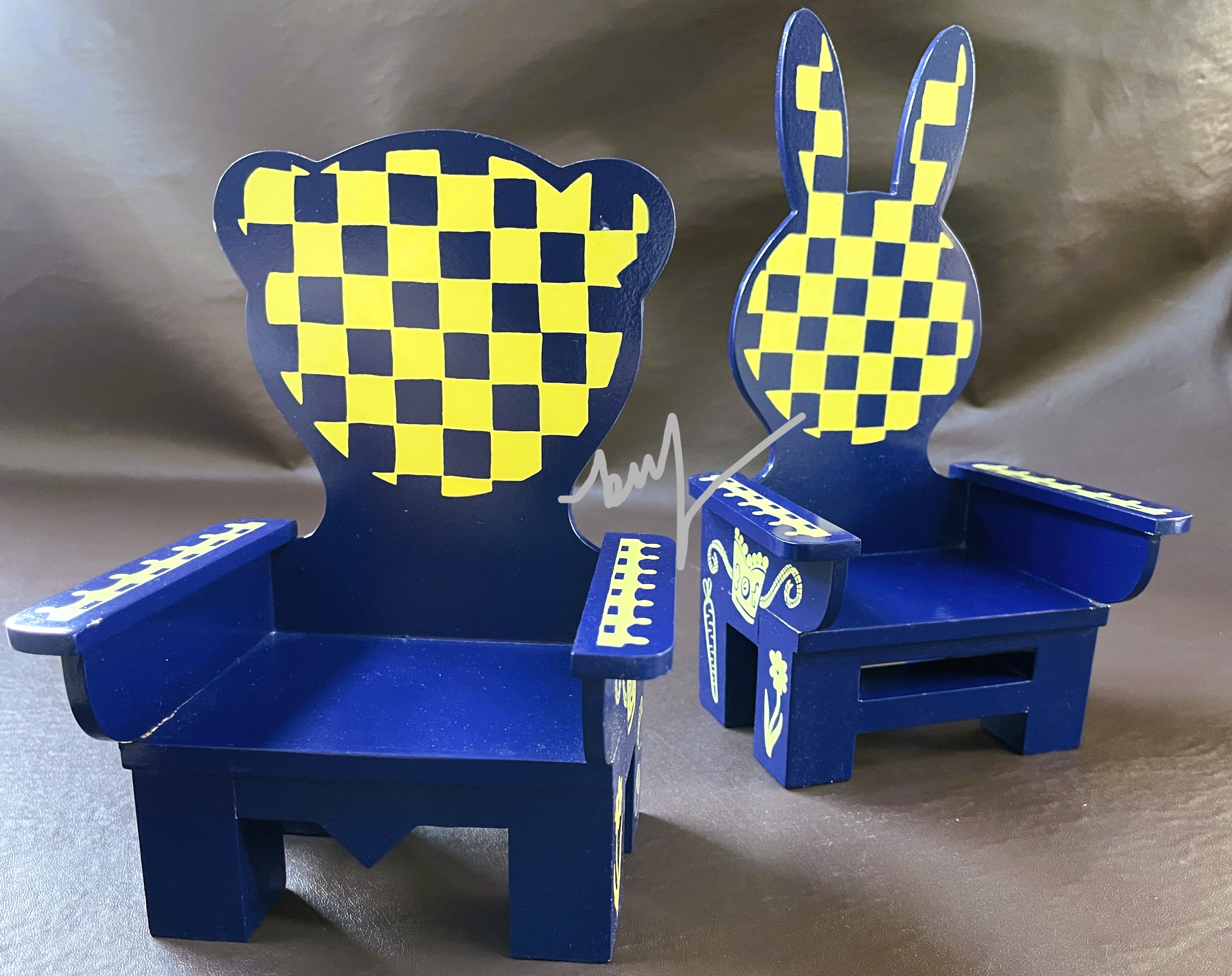 Check Mates - Muffy & Hoppy CHAIR SET