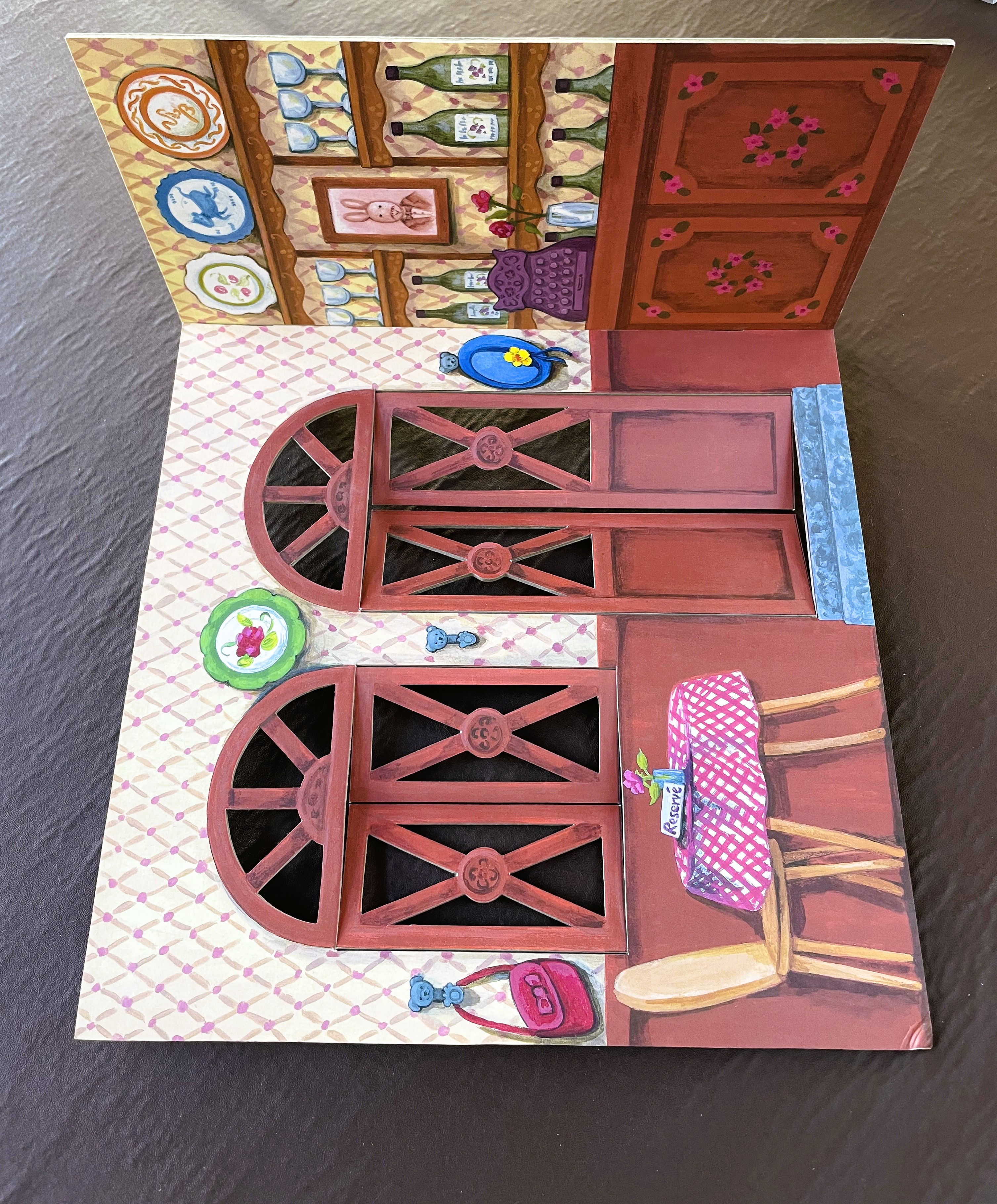 Paris Bistrot: Le Lapin Rotund DISPLAY CAFE BACKDROP