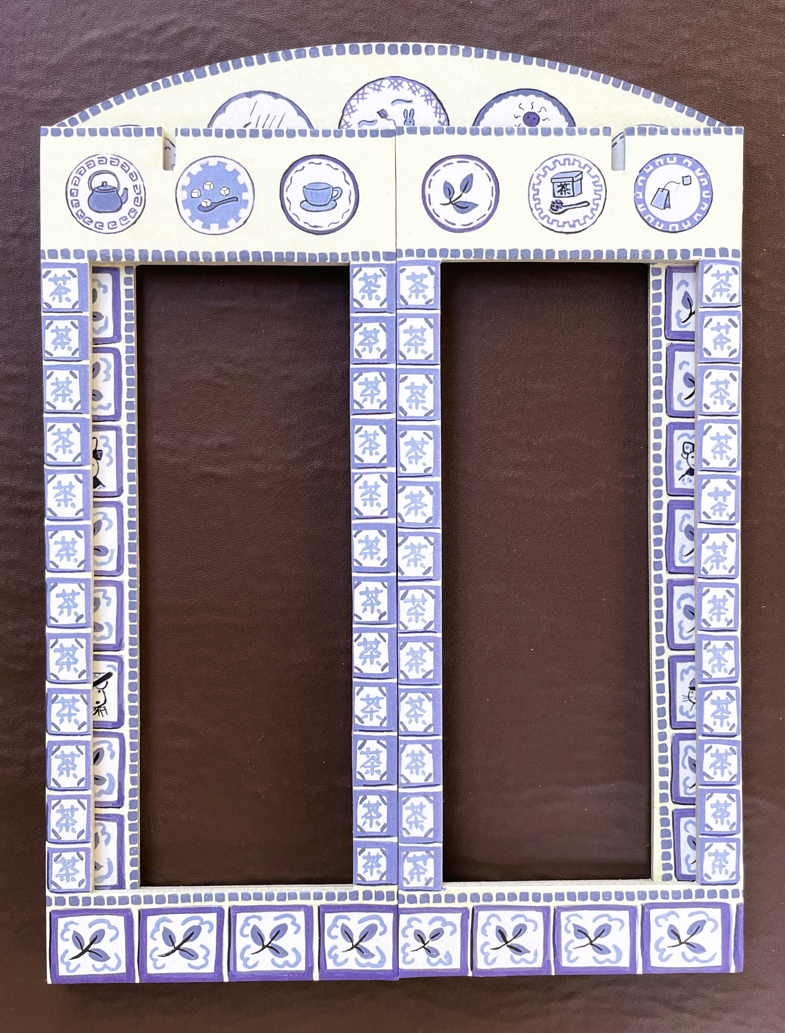 (The) Blue Pagoda: All The Tea in China DISPLAY TEAHOUSE BACKDROP & TABLE SET