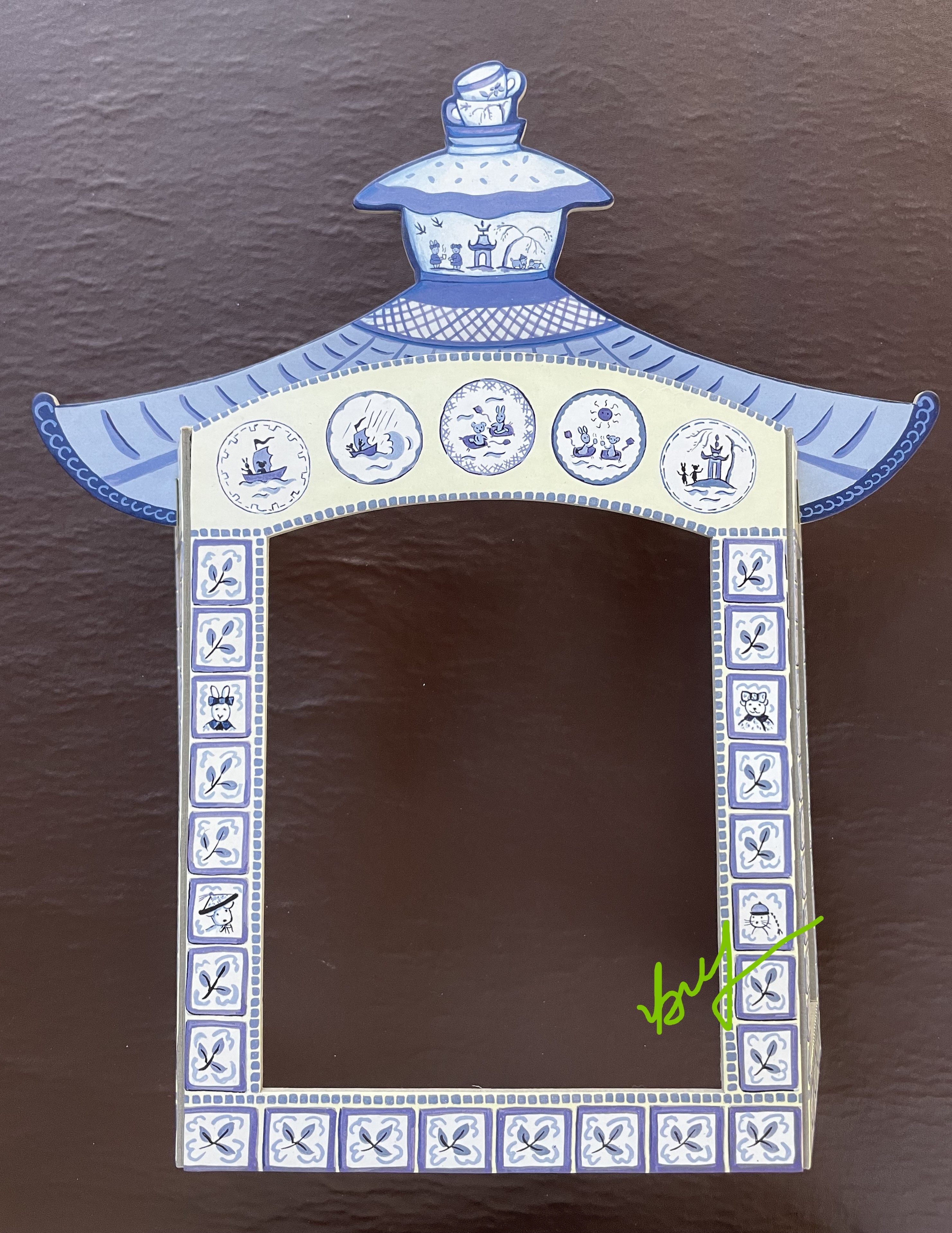(The) Blue Pagoda: All The Tea in China DISPLAY TEAHOUSE BACKDROP