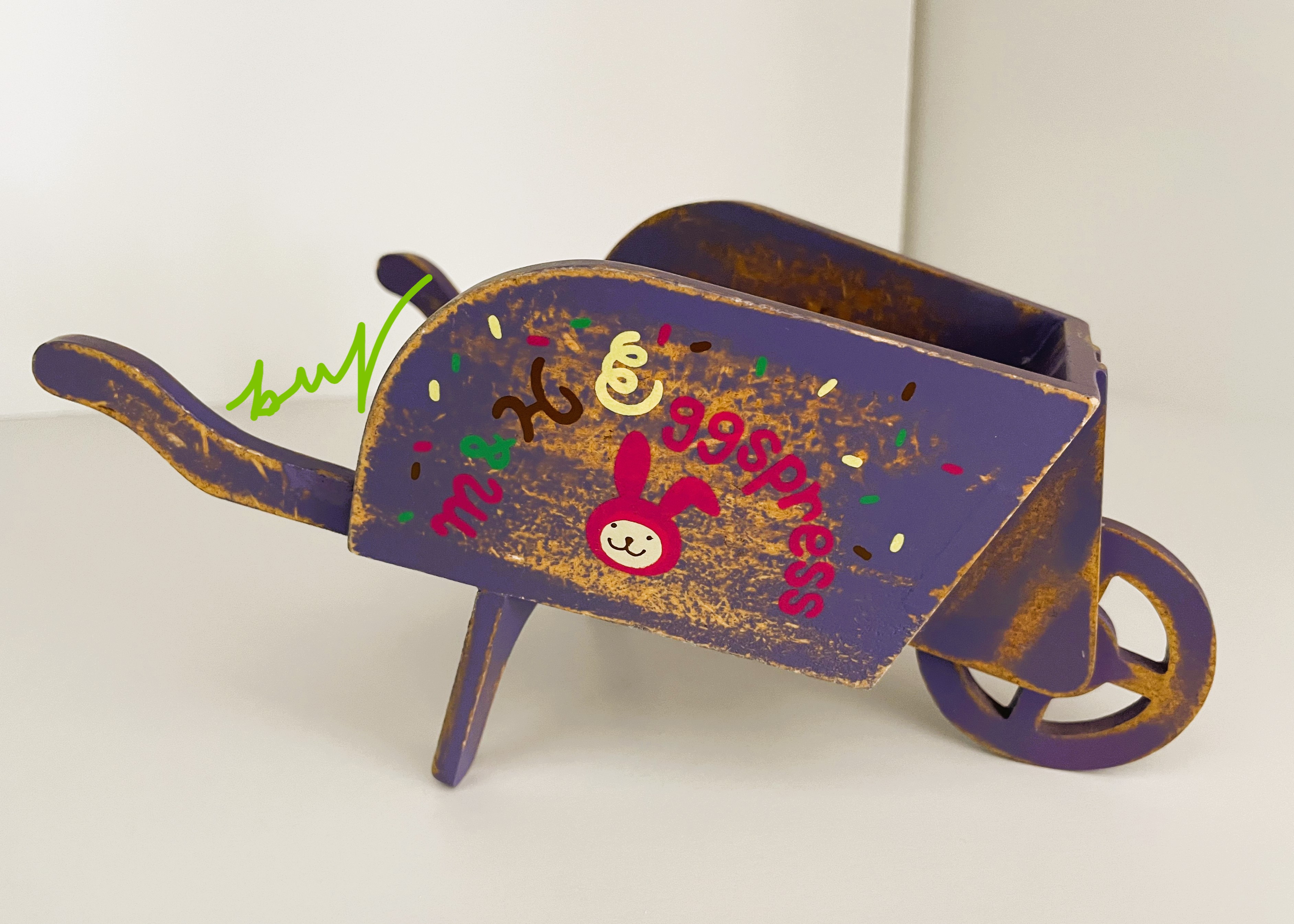 Cocoa Bunny - Hoppy's WHEELBARROW