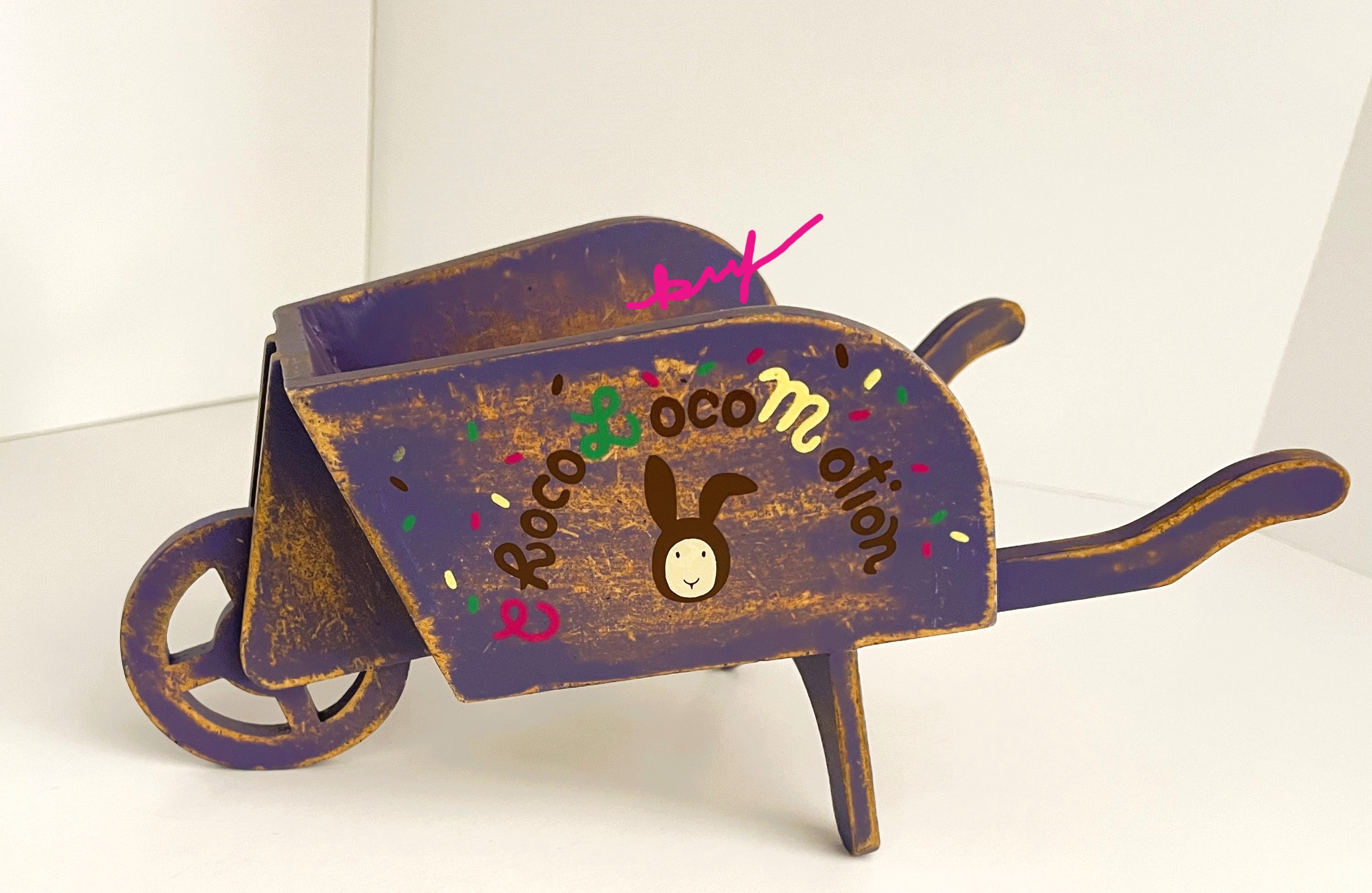 Cocoa Bunny - Hoppy's WHEELBARROW