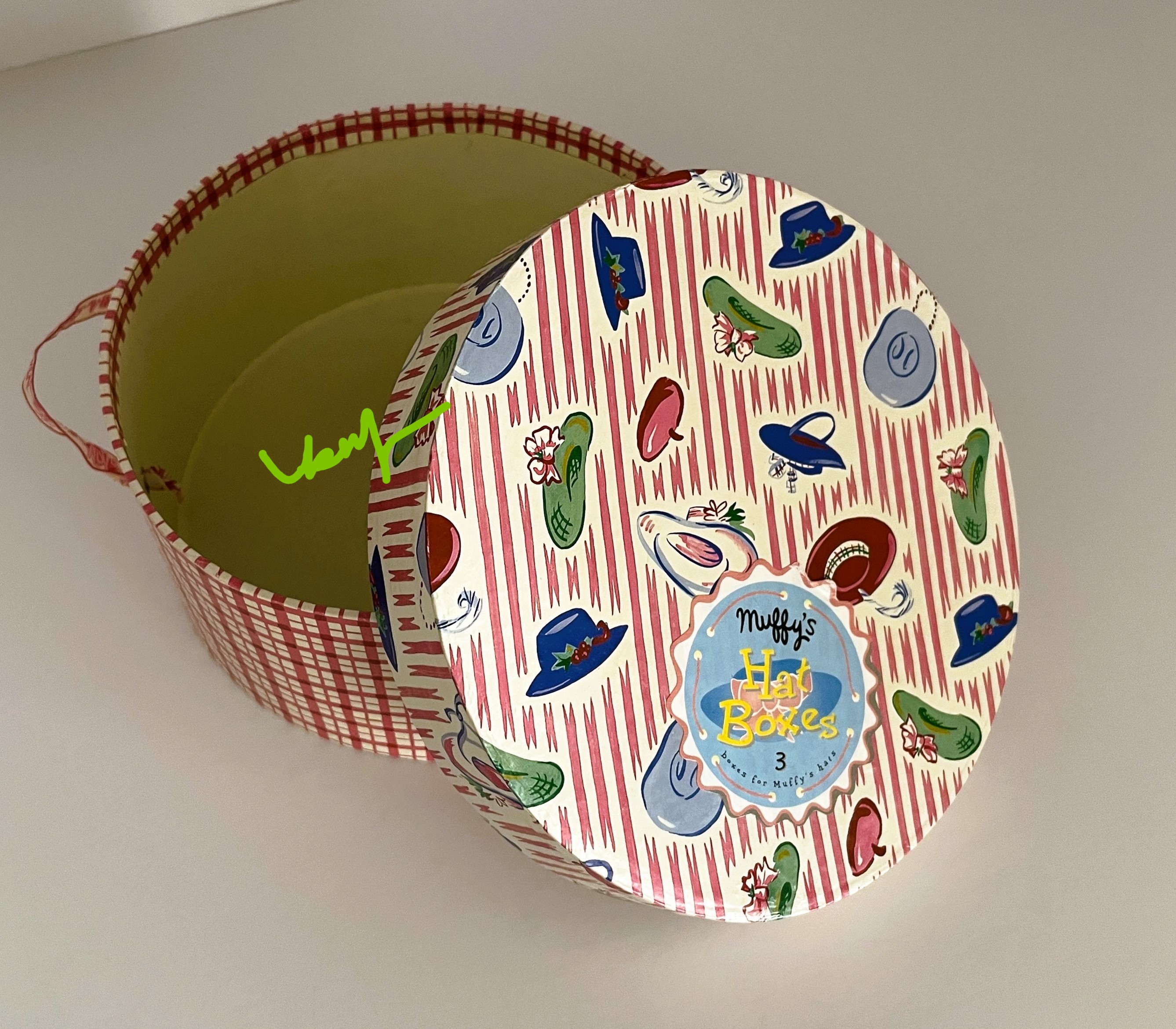 New Armoire Accessories (1994) - Large HAT BOX (single box)