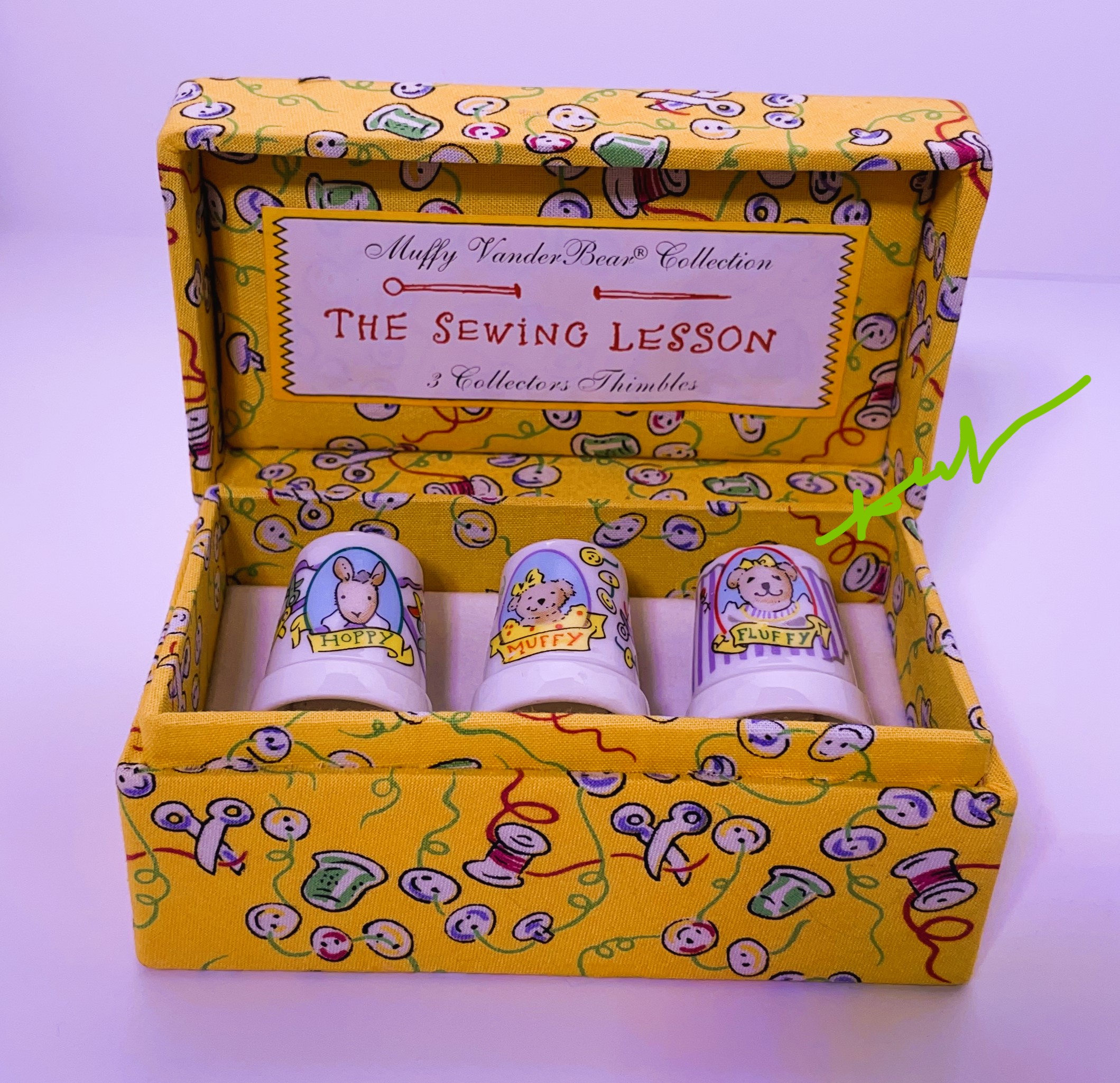 Sewing Lesson Collection - COLLECTOR'S THIMBLE SET