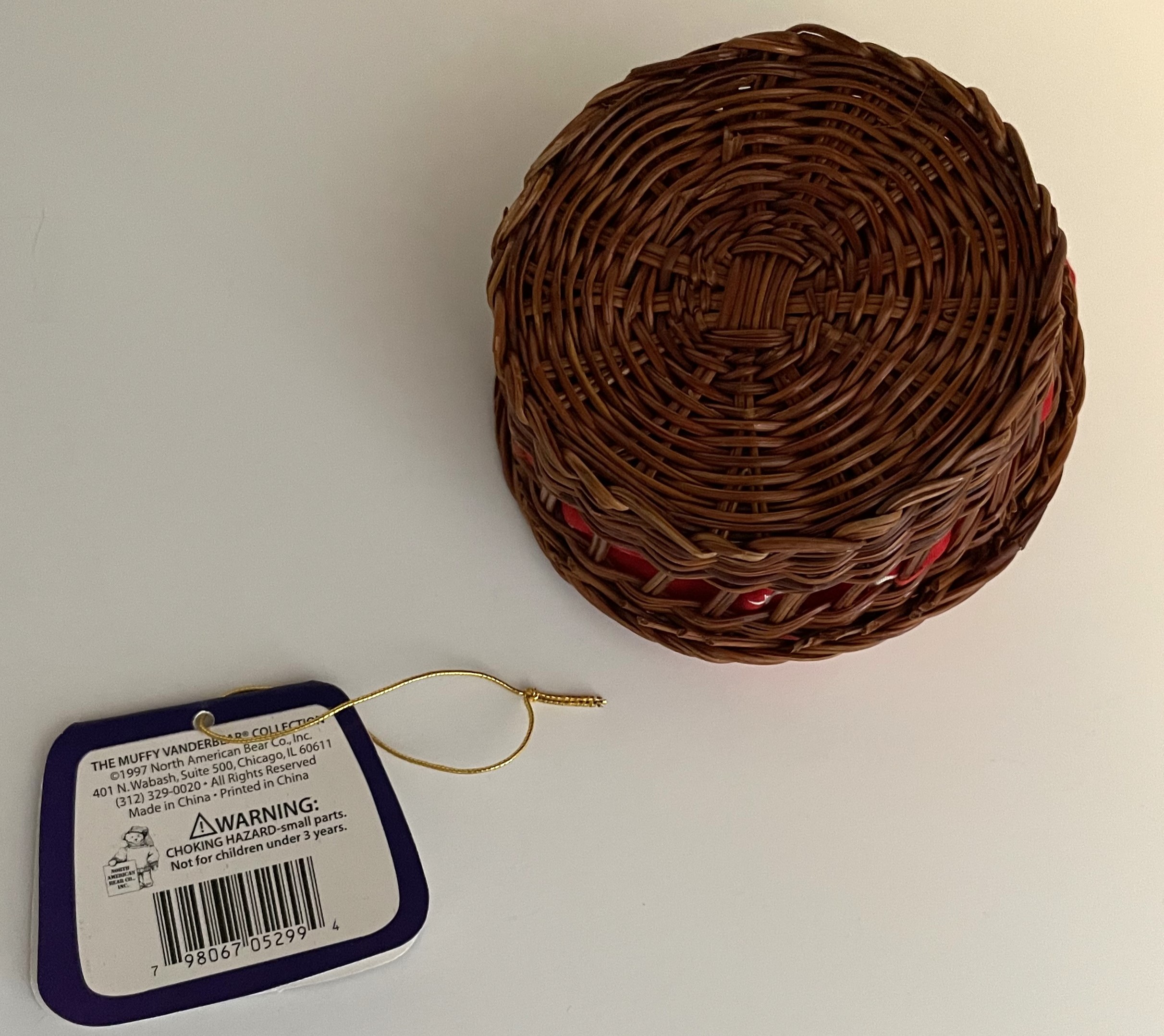 Abearicana: Stars and Stripes Furever EMBROIDERY BASKET WITH CUSHION KIT