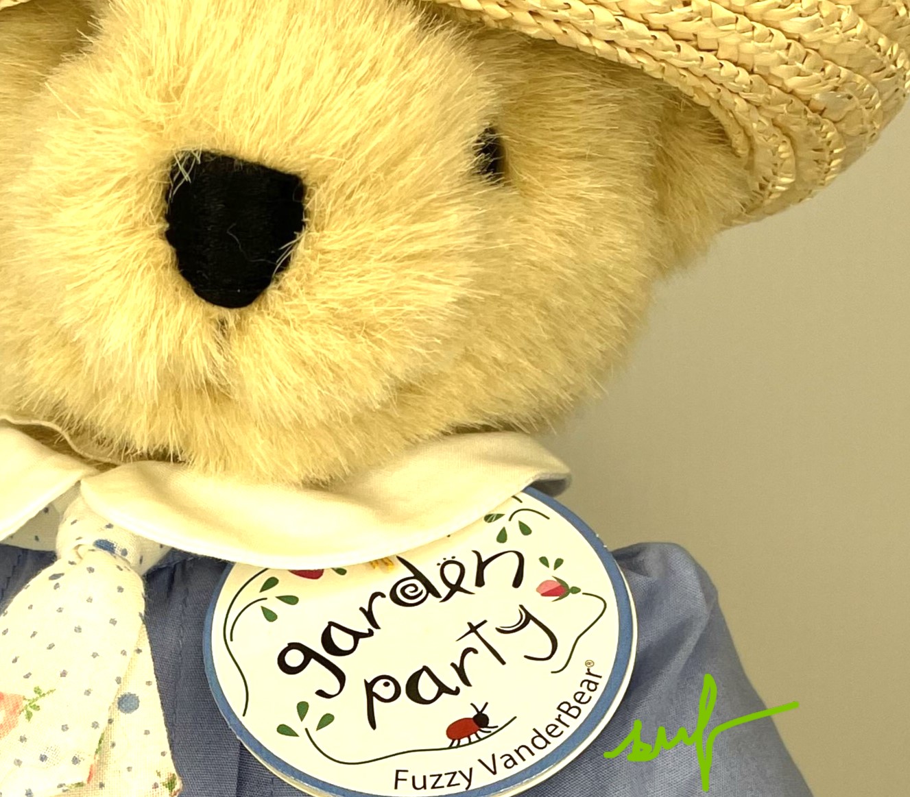 Garden Party Factory-dressed FUZZY VanderBear