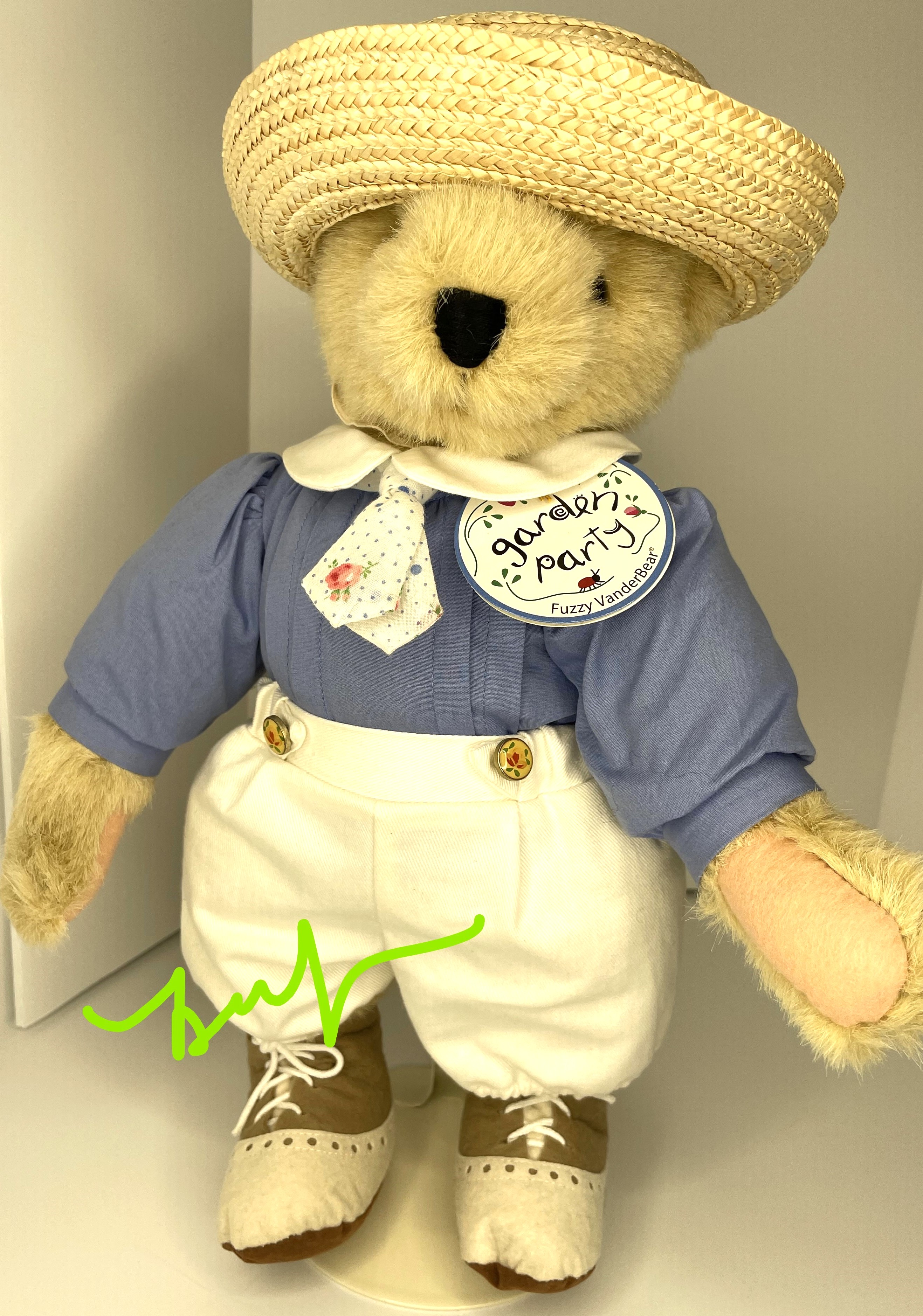 Garden Party Factory-dressed FUZZY VanderBear