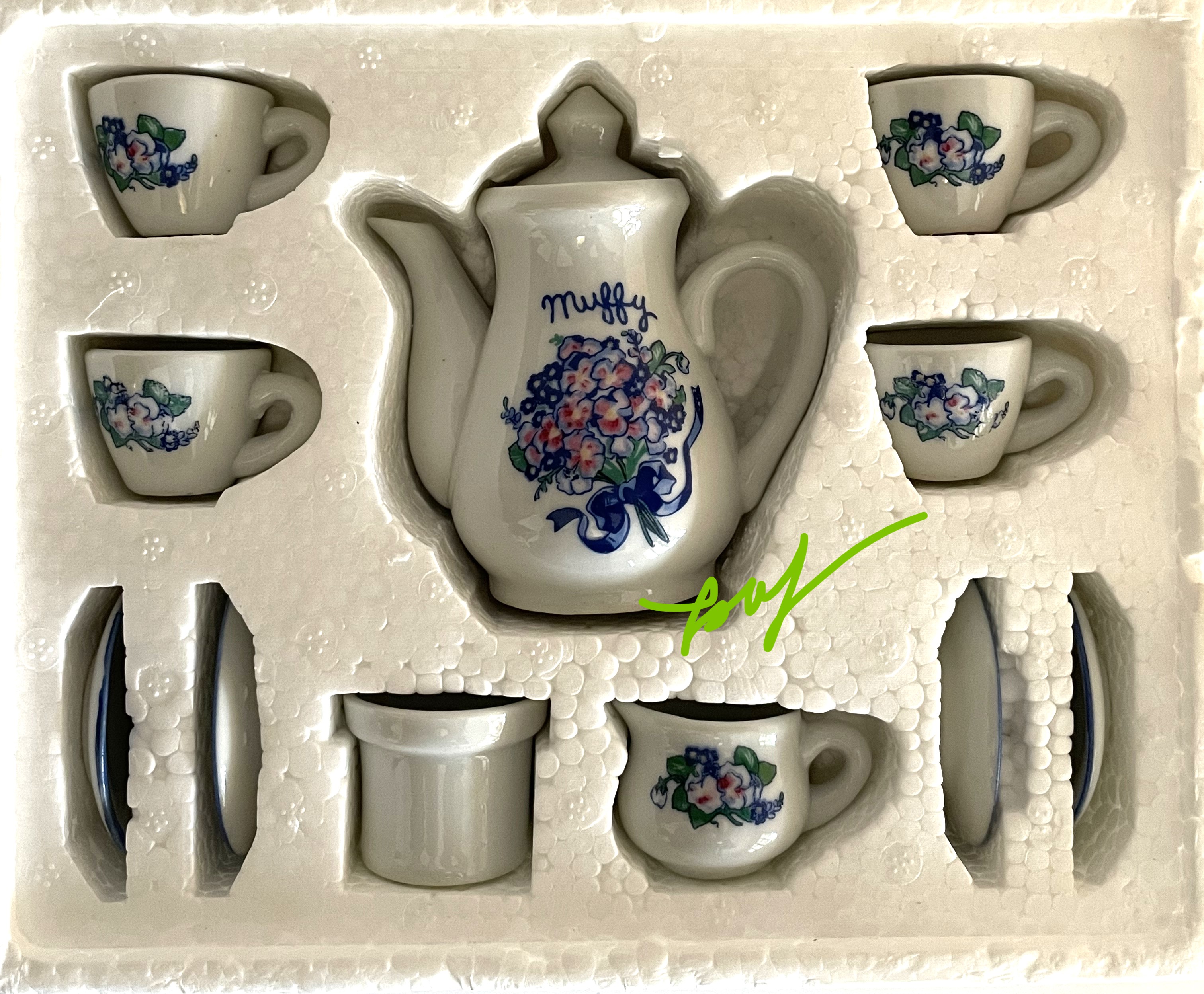 Mommy & Me: The Tea Cup Collection Muffy's TEA SET (boxed)