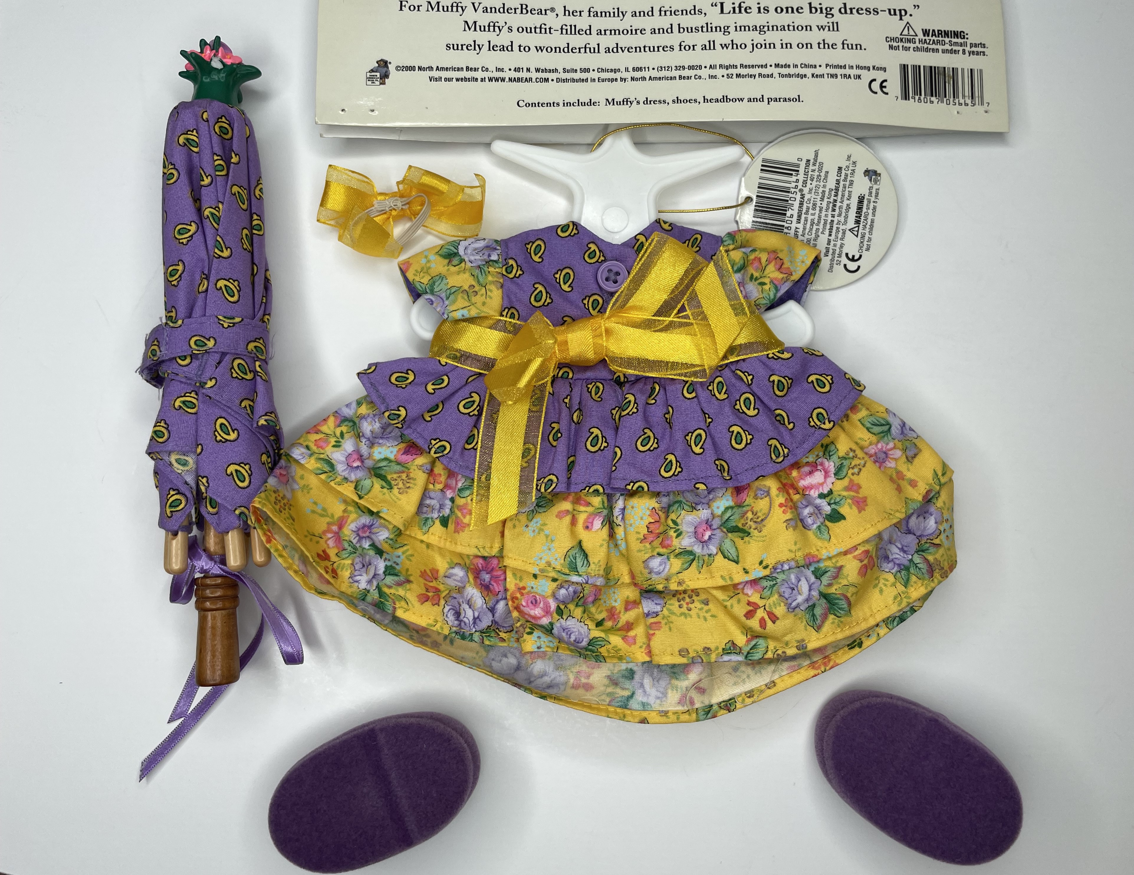 April Showers Bring May Flowers - MUFFY Bear Outfit