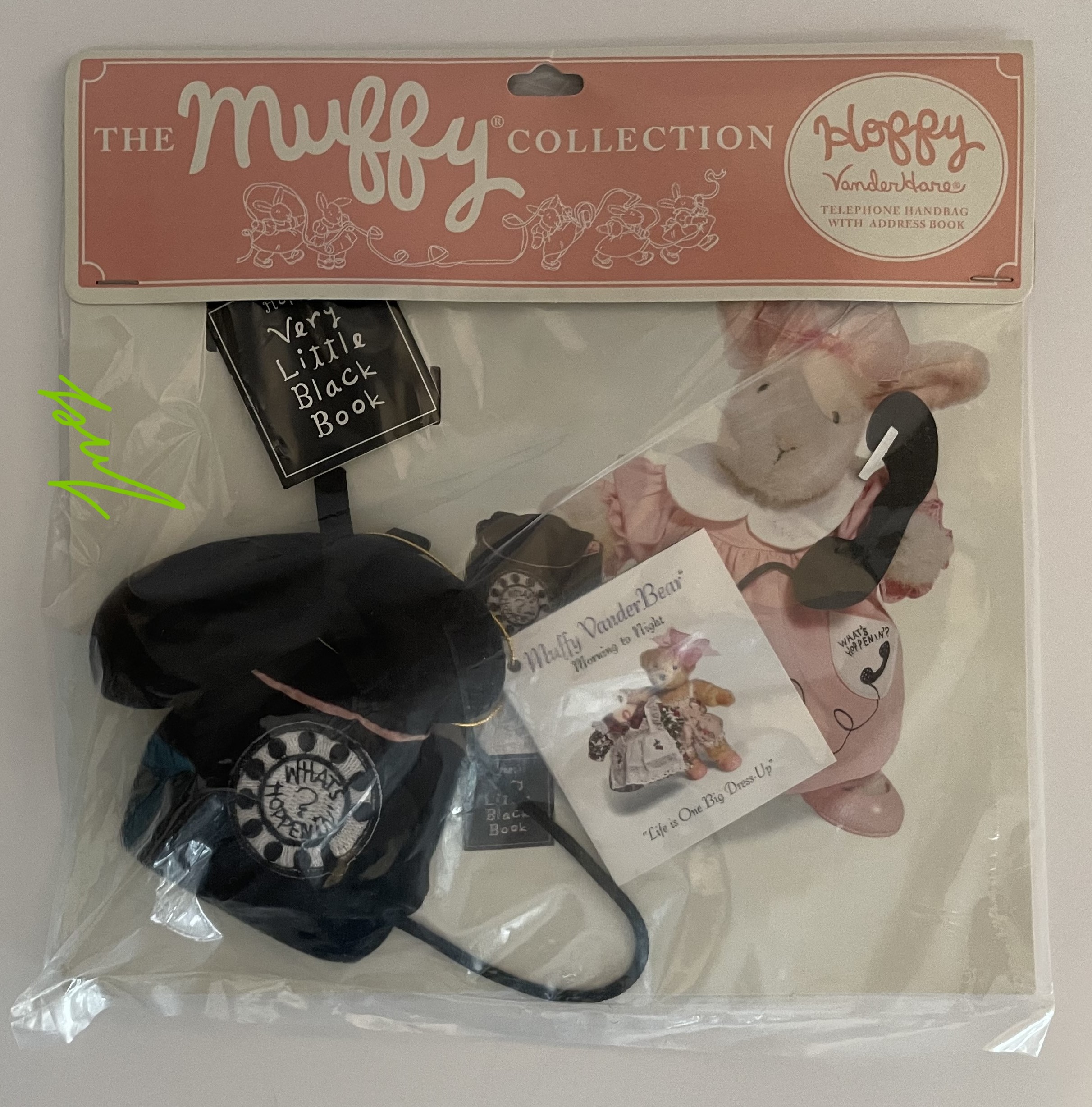 Signature Accessory for HOPPY - Telephone Handbag and Little Black Address Book