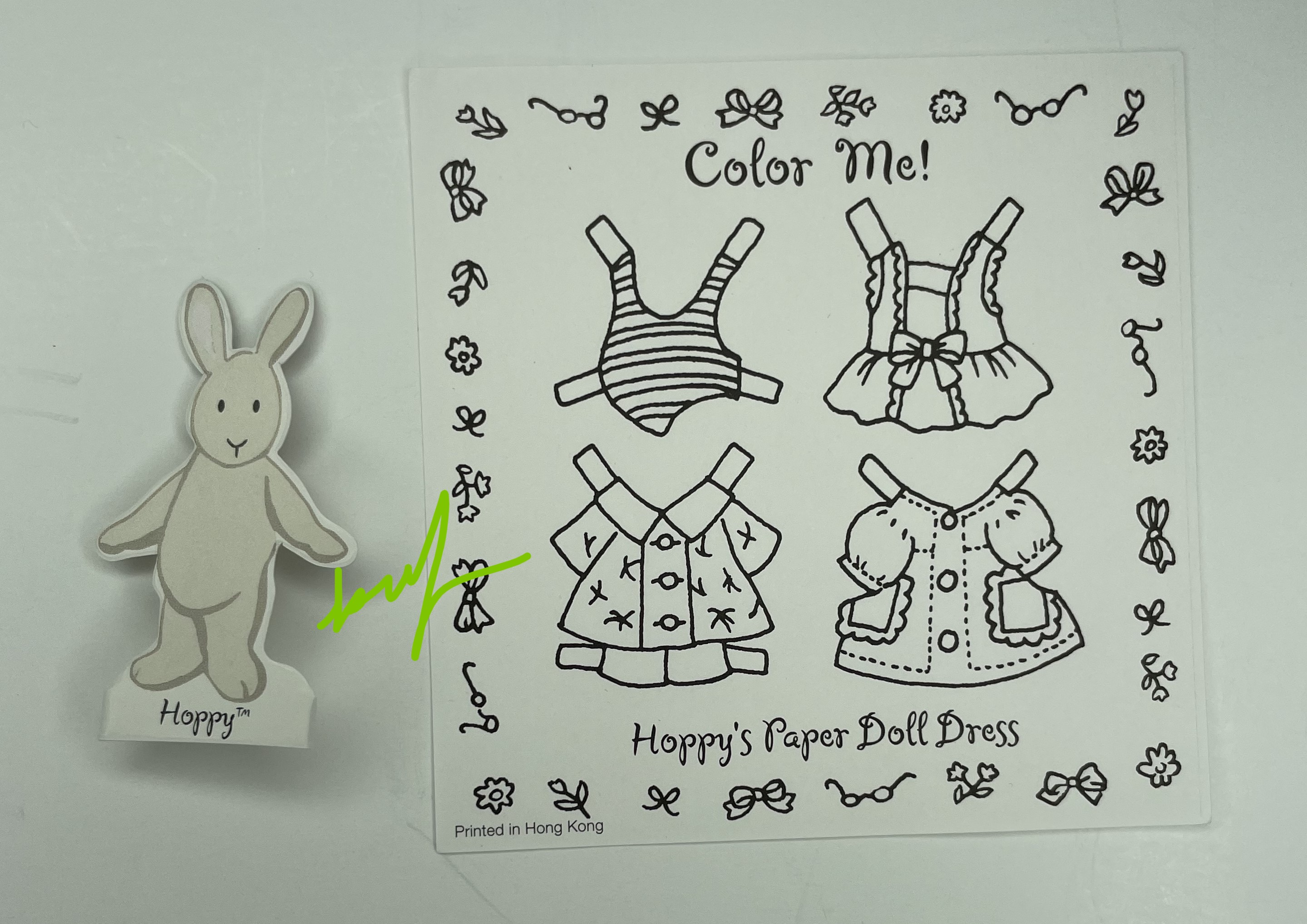 Paper Doll Dress from Muffy Clothesline - HOPPY Outfit