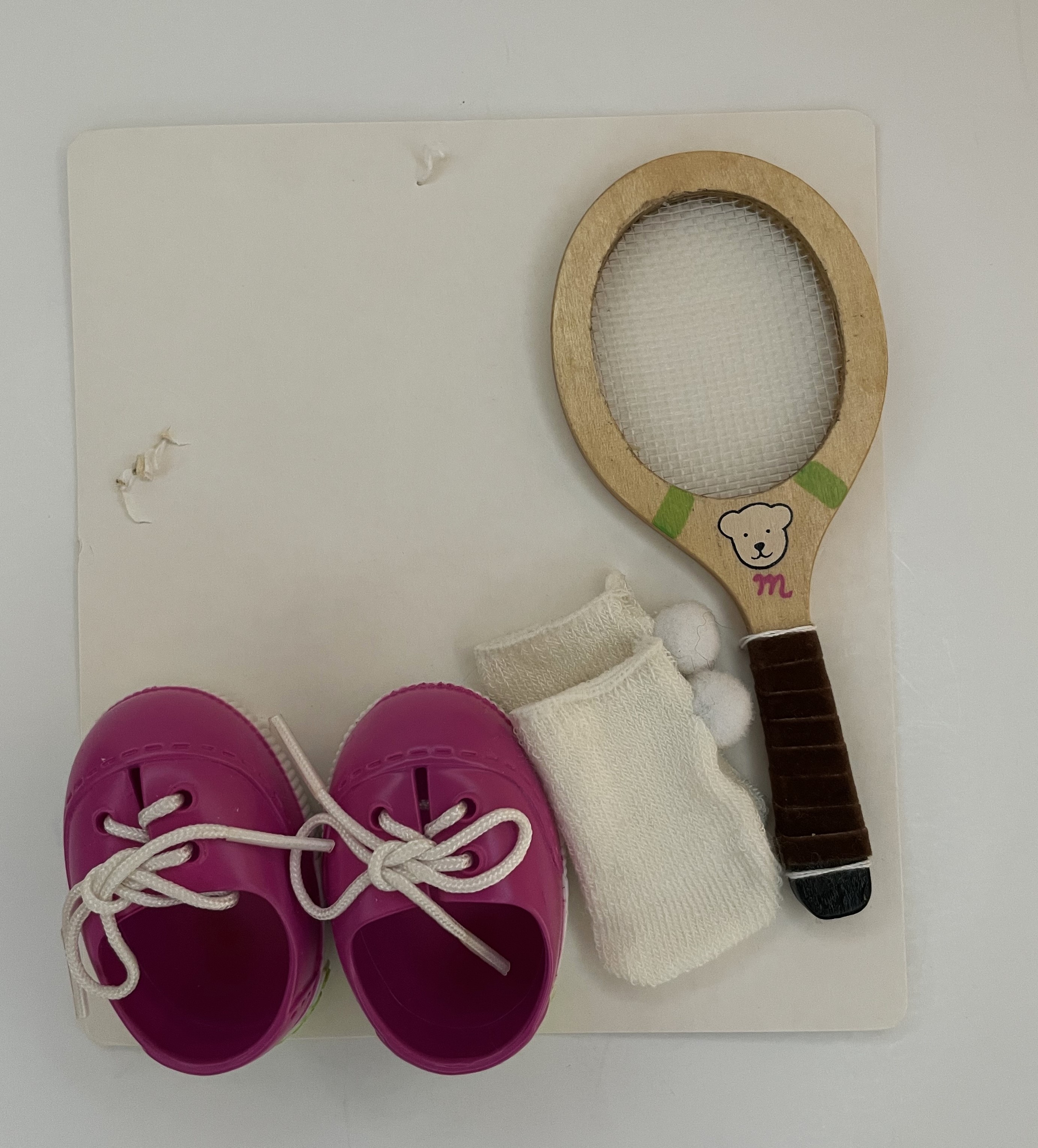Clothesline Separates: TENNIS ANYONE Accessories Set - Muffy or Hoppy Outfit