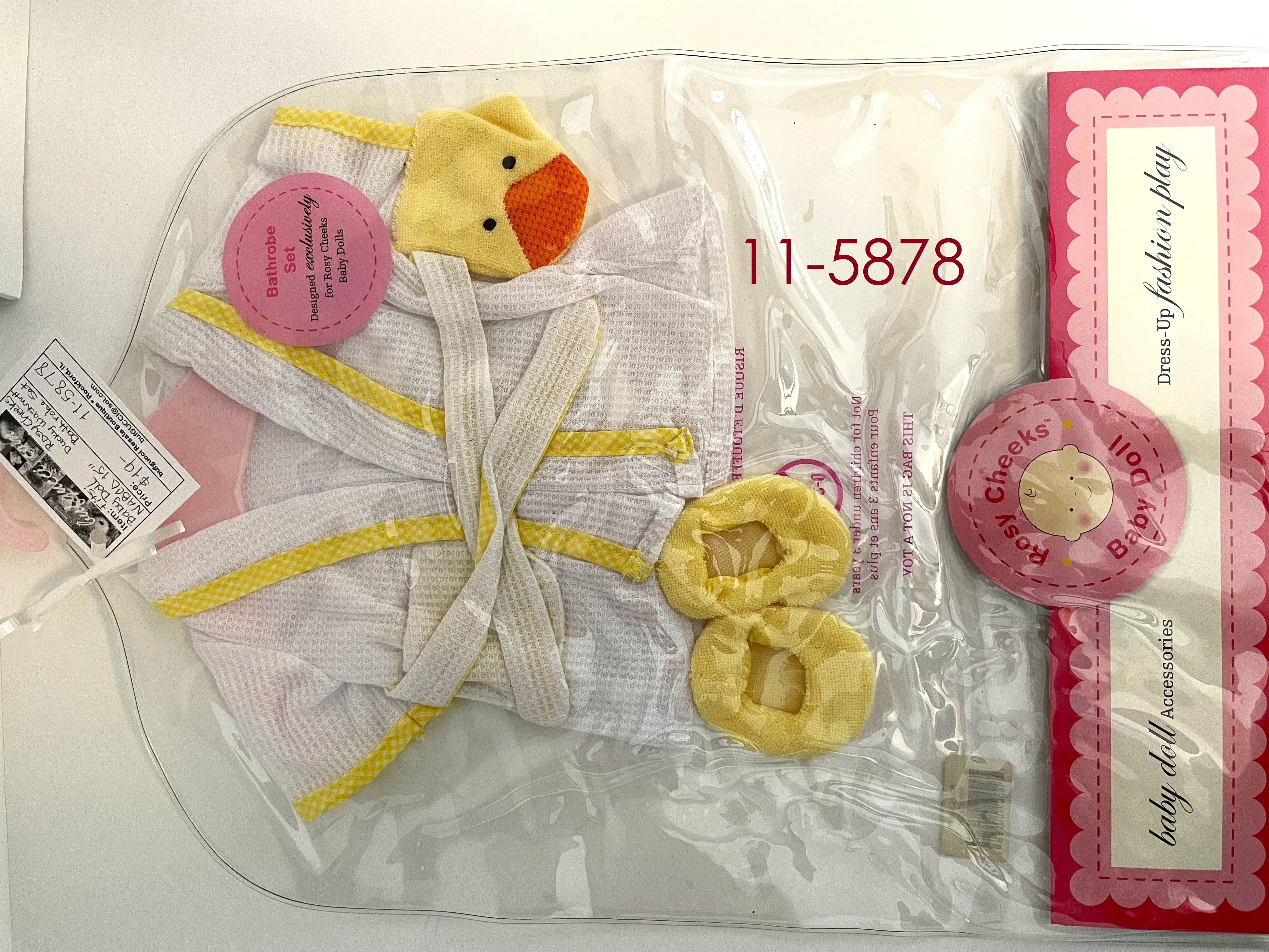 ROSY CHEEKS OUTFIT - Ducky Mitt Bathrobe Set