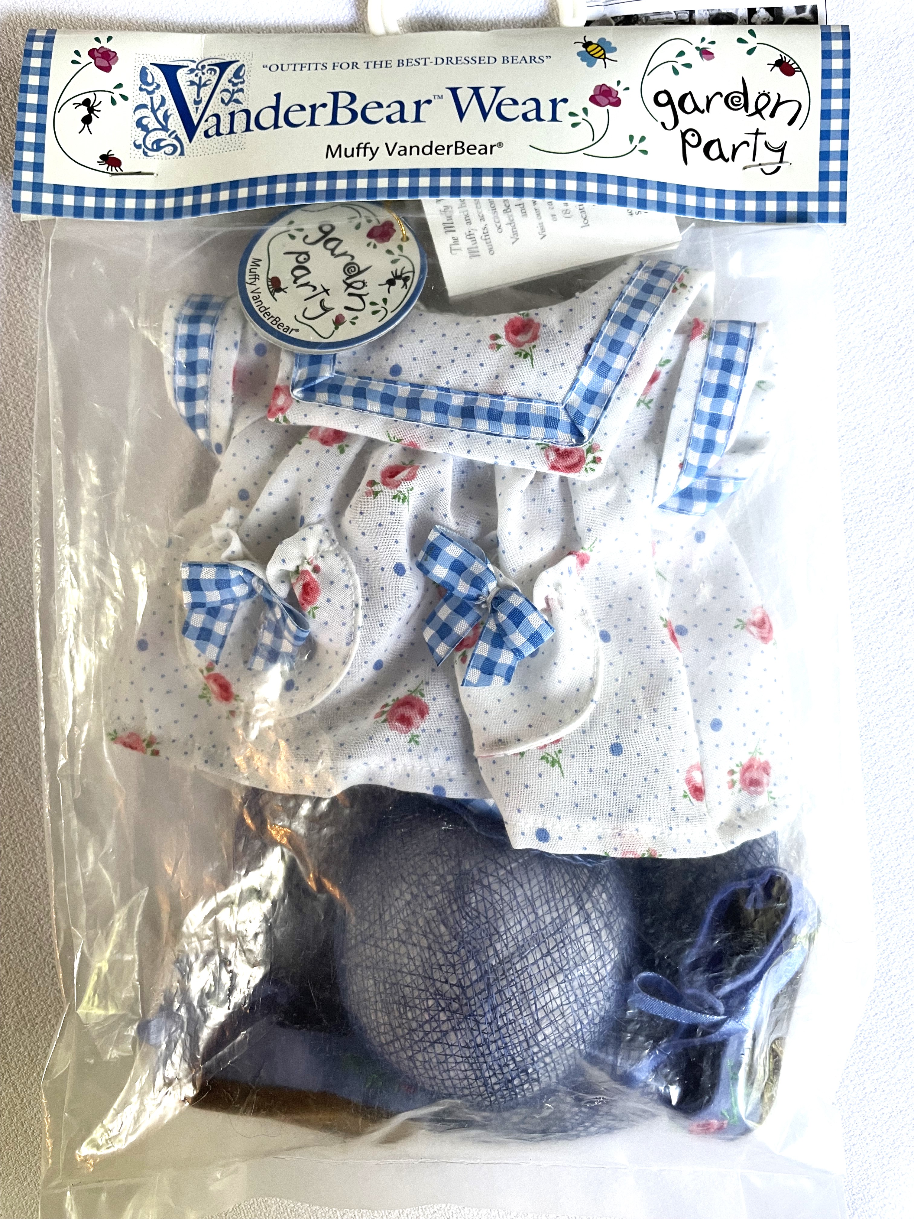 VanderBear Bear Clothes - Garden Party MUFFY OUTFIT
