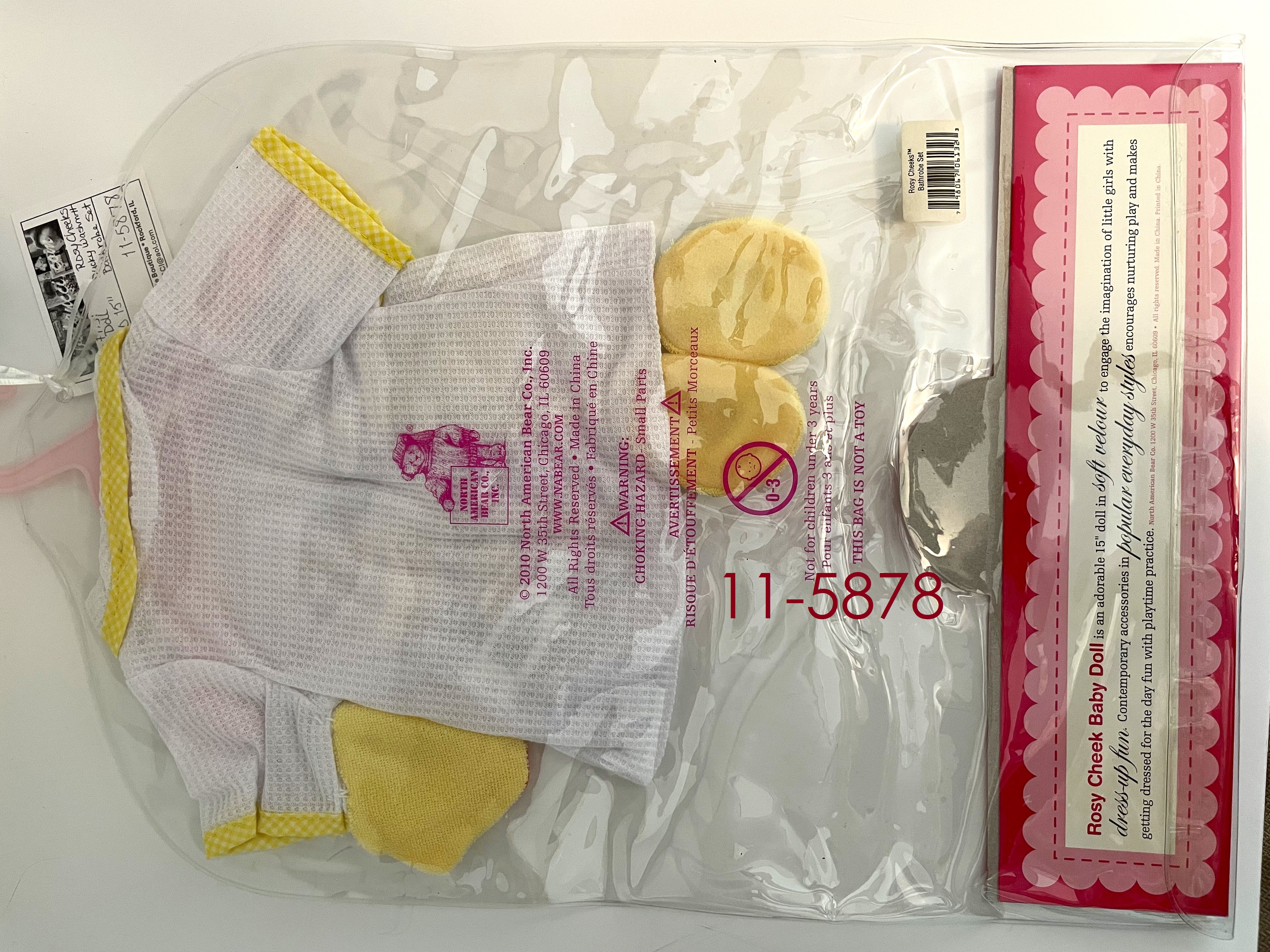 NABCO ROSY CHEEKS - Ducky Mitt Bathrobe Set