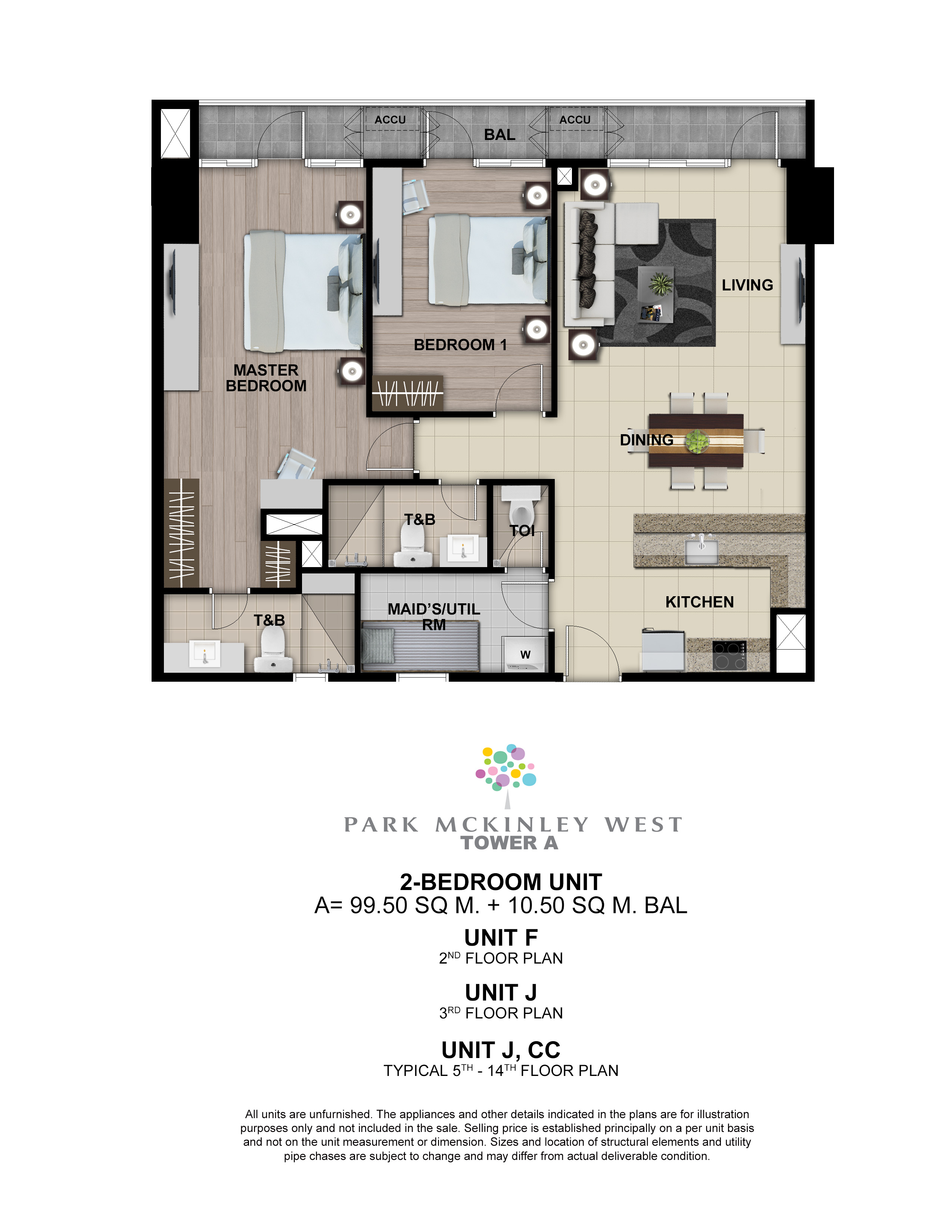 2 Bedroom (110 sqm)