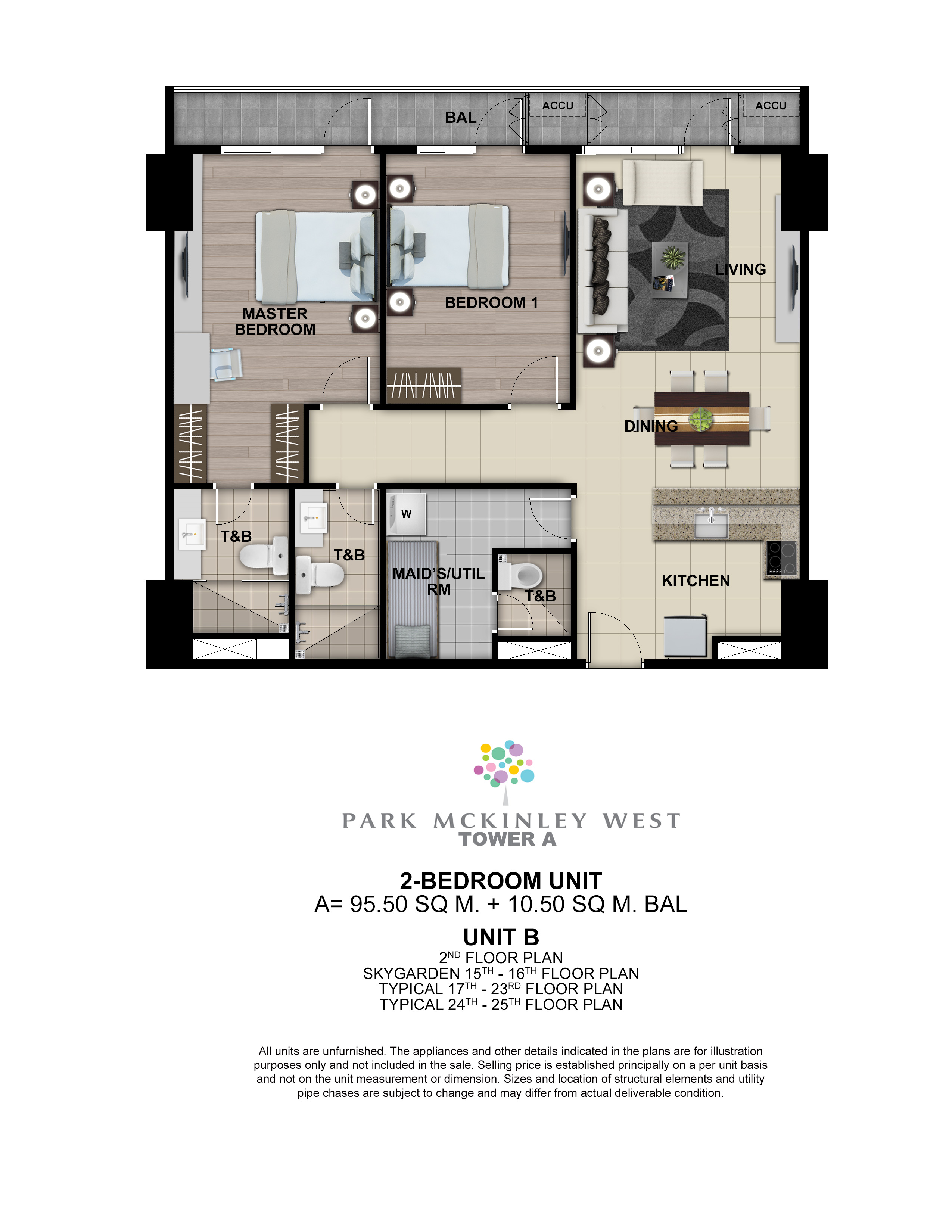 2 Bedroom (110 sqm)
