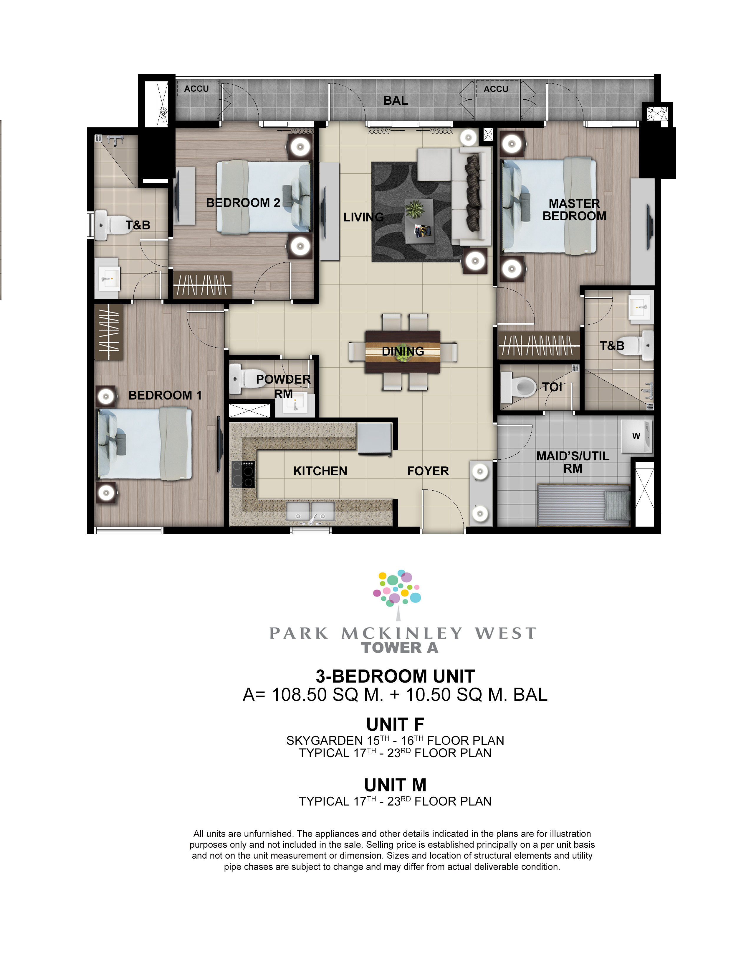 3 Bedroom (119 sqm)