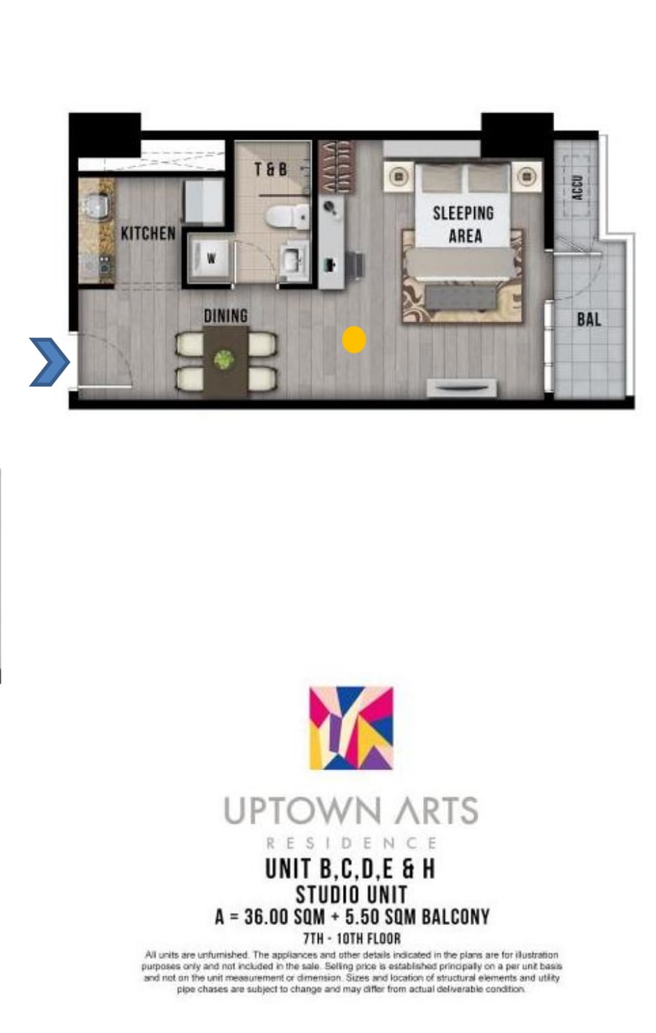 Studio (41.5 sqm)