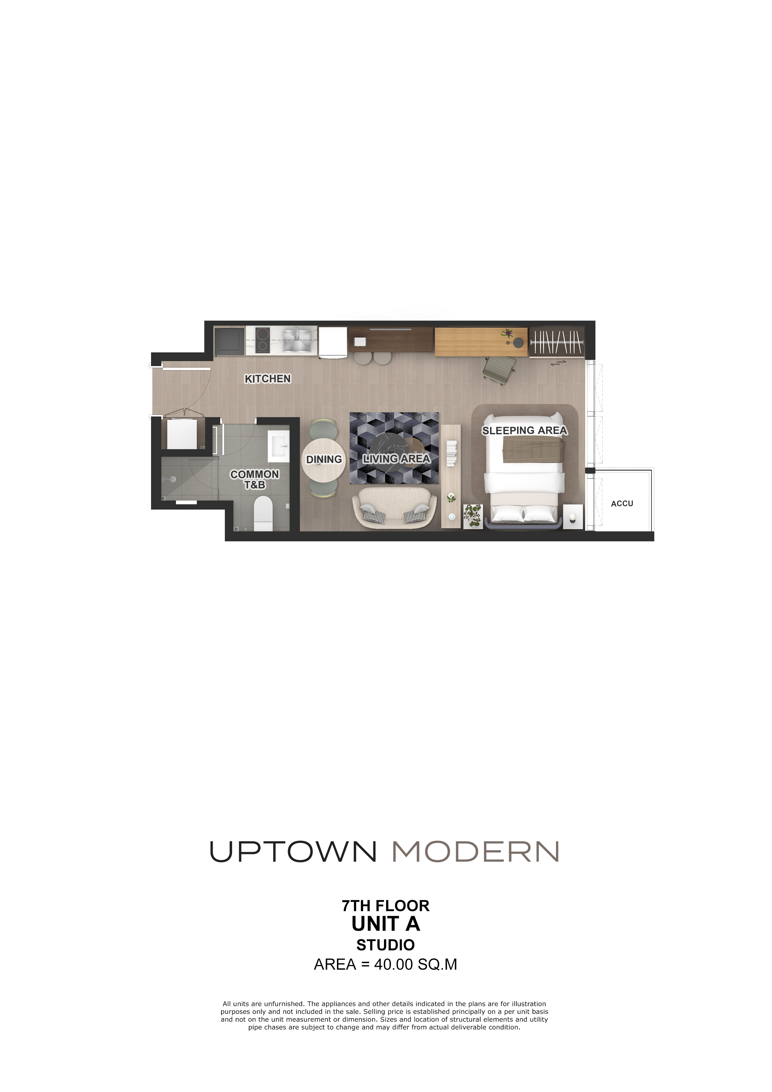 Studio (40 sqm)