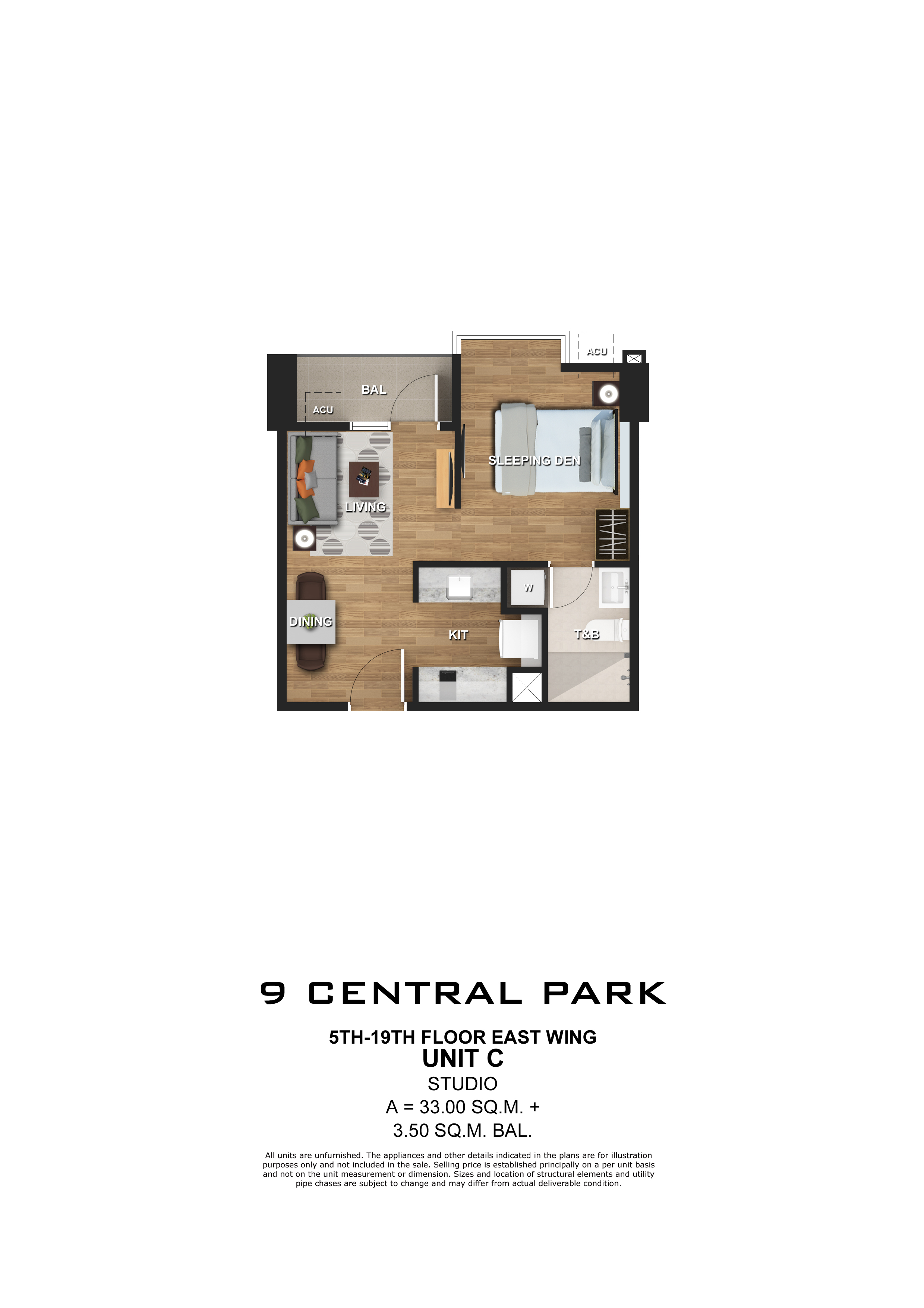 Studio (36.5 sqm)