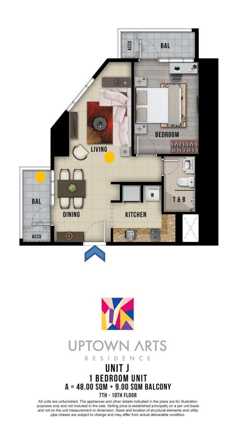 1 Bedroom (59 sqm)