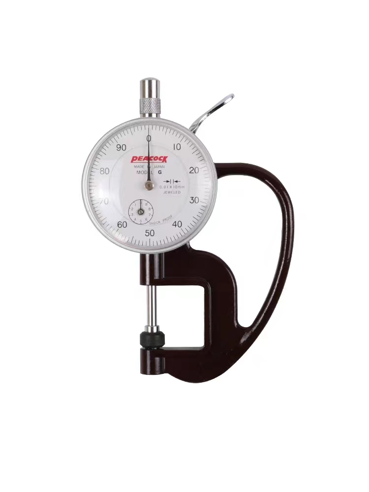 Japan Peacock G-1.8N G-2.4N 0-10mm Dial Thickness Gauge 