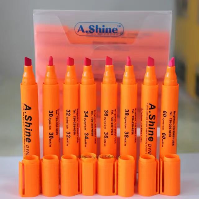 America AS Dyne Pen A Shine Corona Surface Tension Test Pen For Film Plastic